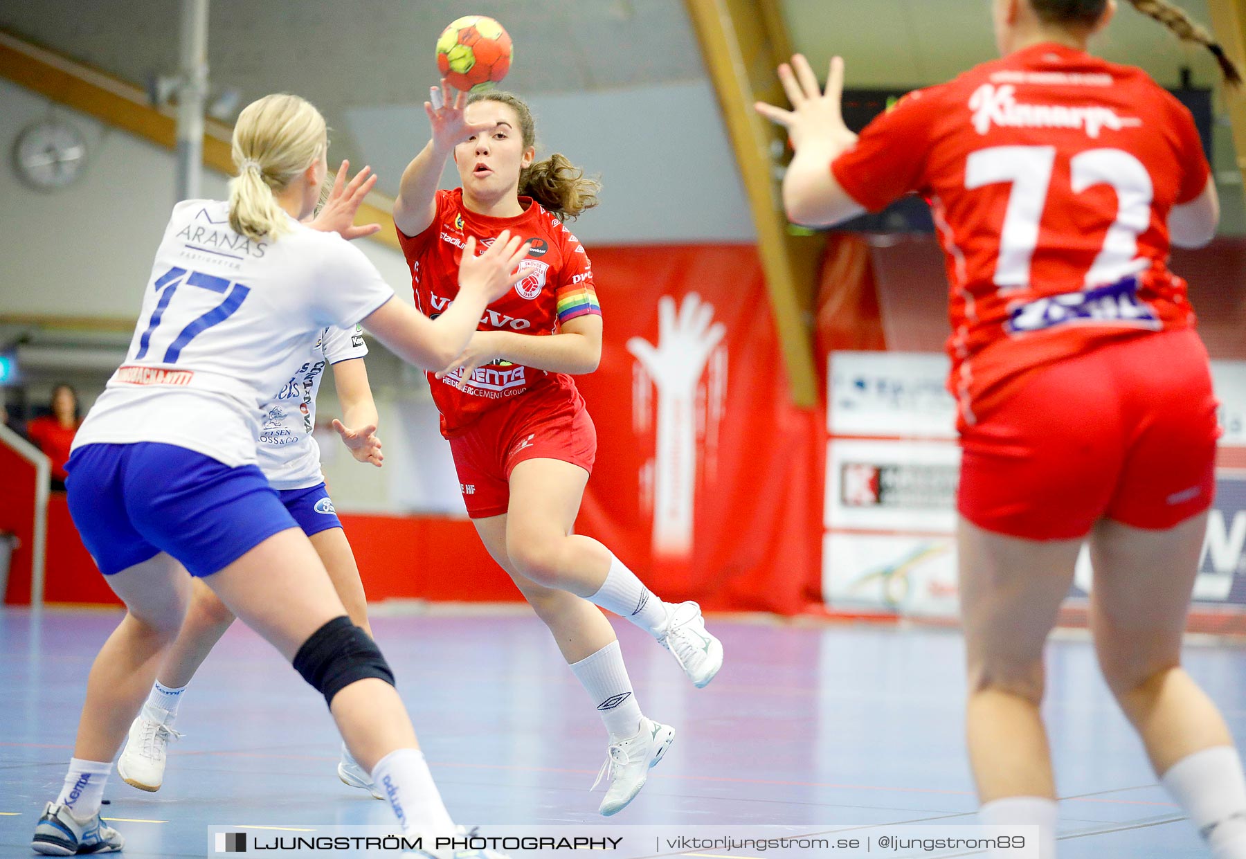 USM F16 Steg 1 Skövde HF 2-HK Aranäs Vit 15-28,dam,Skövde Idrottshall,Skövde,Sverige,Ungdoms-SM,Handboll,2019,223969