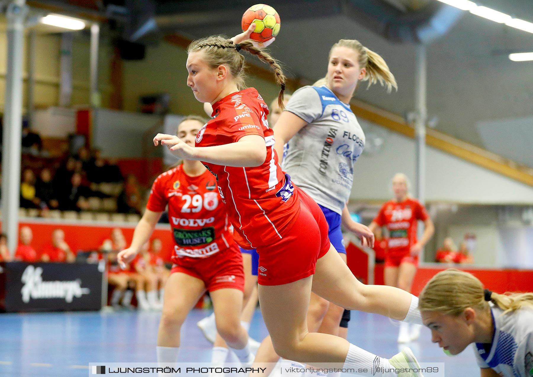 USM F16 Steg 1 Skövde HF 2-HK Aranäs Vit 15-28,dam,Skövde Idrottshall,Skövde,Sverige,Ungdoms-SM,Handboll,2019,223972