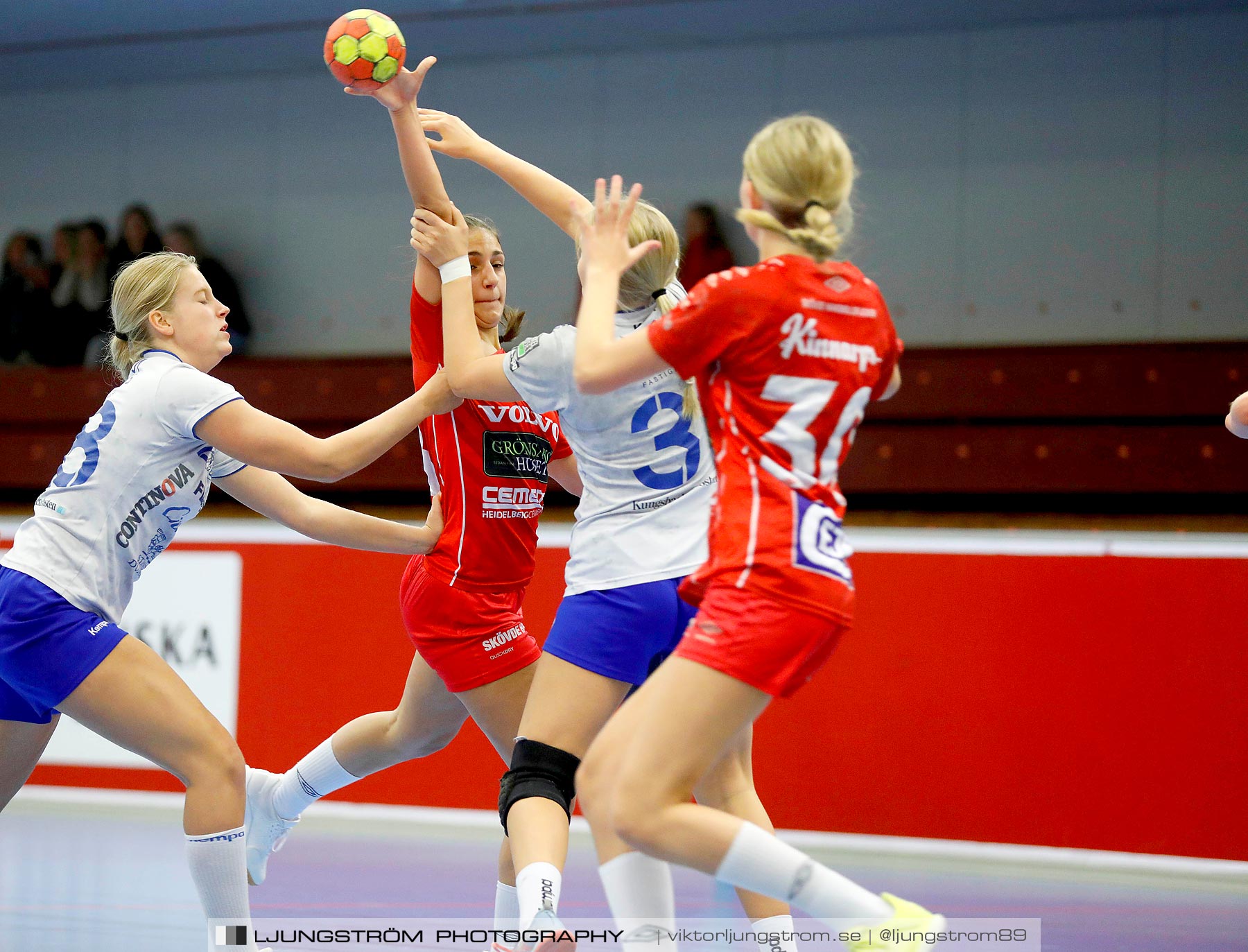 USM F16 Steg 1 Skövde HF 2-HK Aranäs Vit 15-28,dam,Skövde Idrottshall,Skövde,Sverige,Ungdoms-SM,Handboll,2019,223985