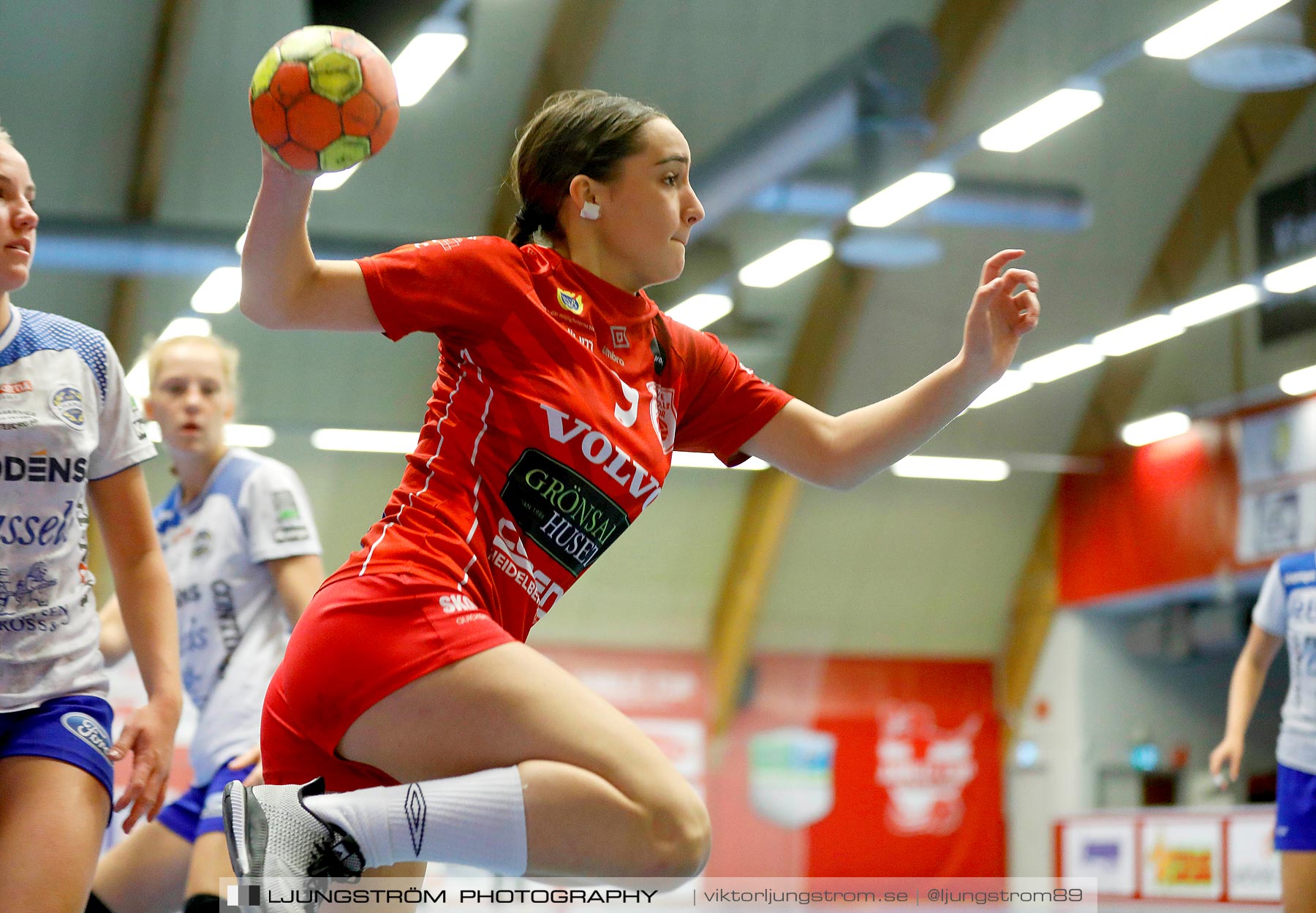 USM F16 Steg 1 Skövde HF 2-HK Aranäs Vit 15-28,dam,Skövde Idrottshall,Skövde,Sverige,Ungdoms-SM,Handboll,2019,223991