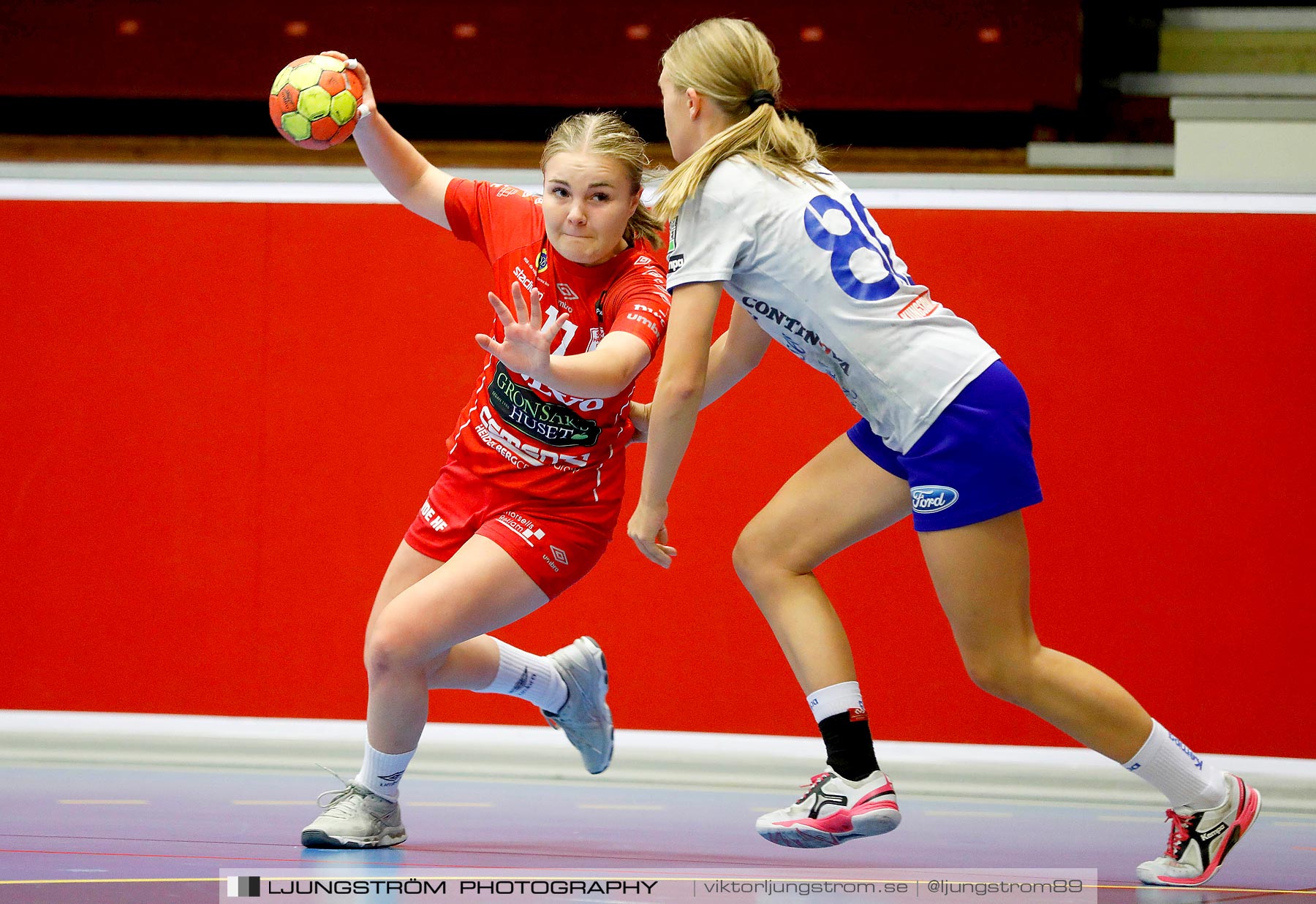 USM F16 Steg 1 Skövde HF 2-HK Aranäs Vit 15-28,dam,Skövde Idrottshall,Skövde,Sverige,Ungdoms-SM,Handboll,2019,223994