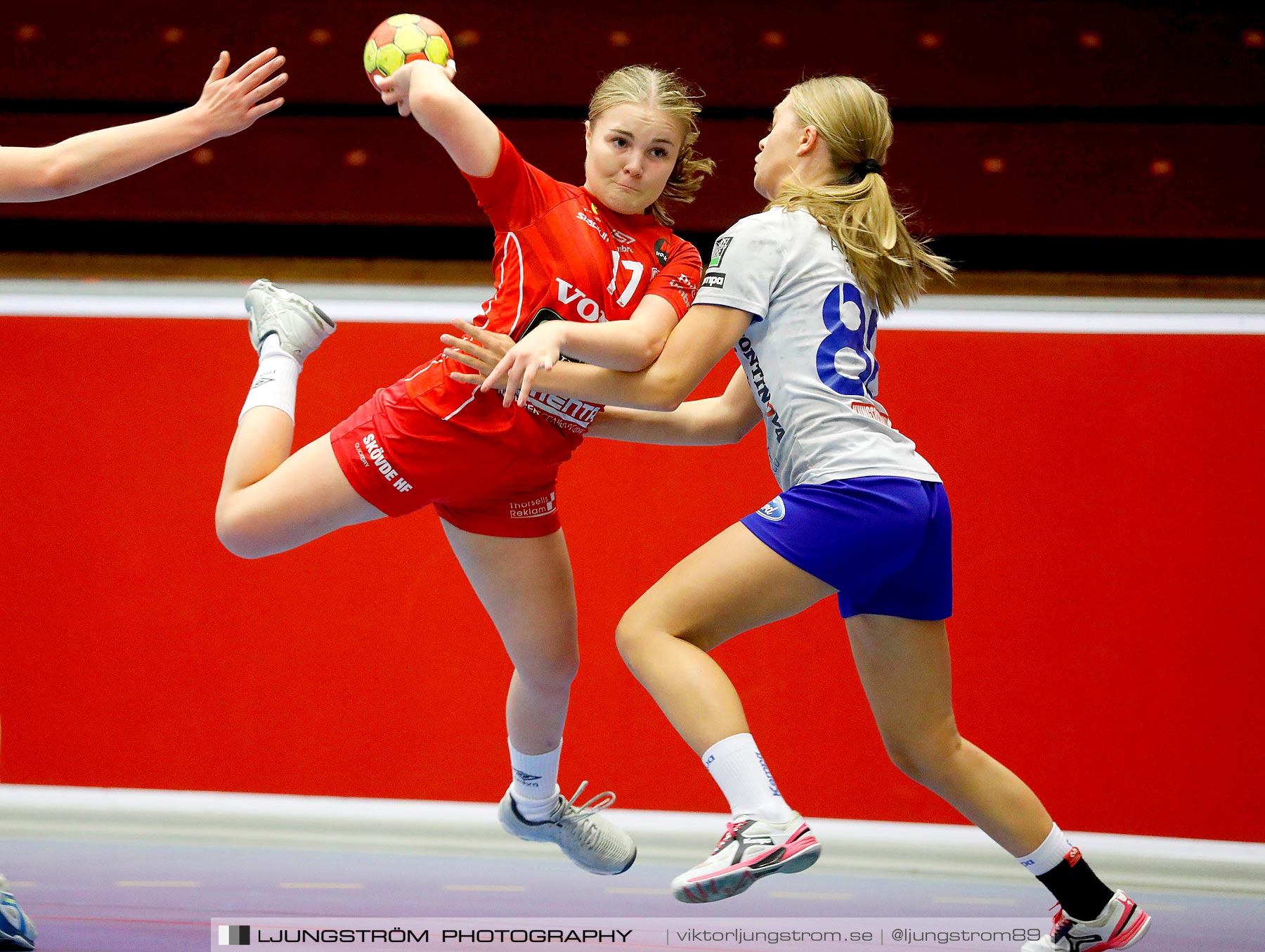 USM F16 Steg 1 Skövde HF 2-HK Aranäs Vit 15-28,dam,Skövde Idrottshall,Skövde,Sverige,Ungdoms-SM,Handboll,2019,223996