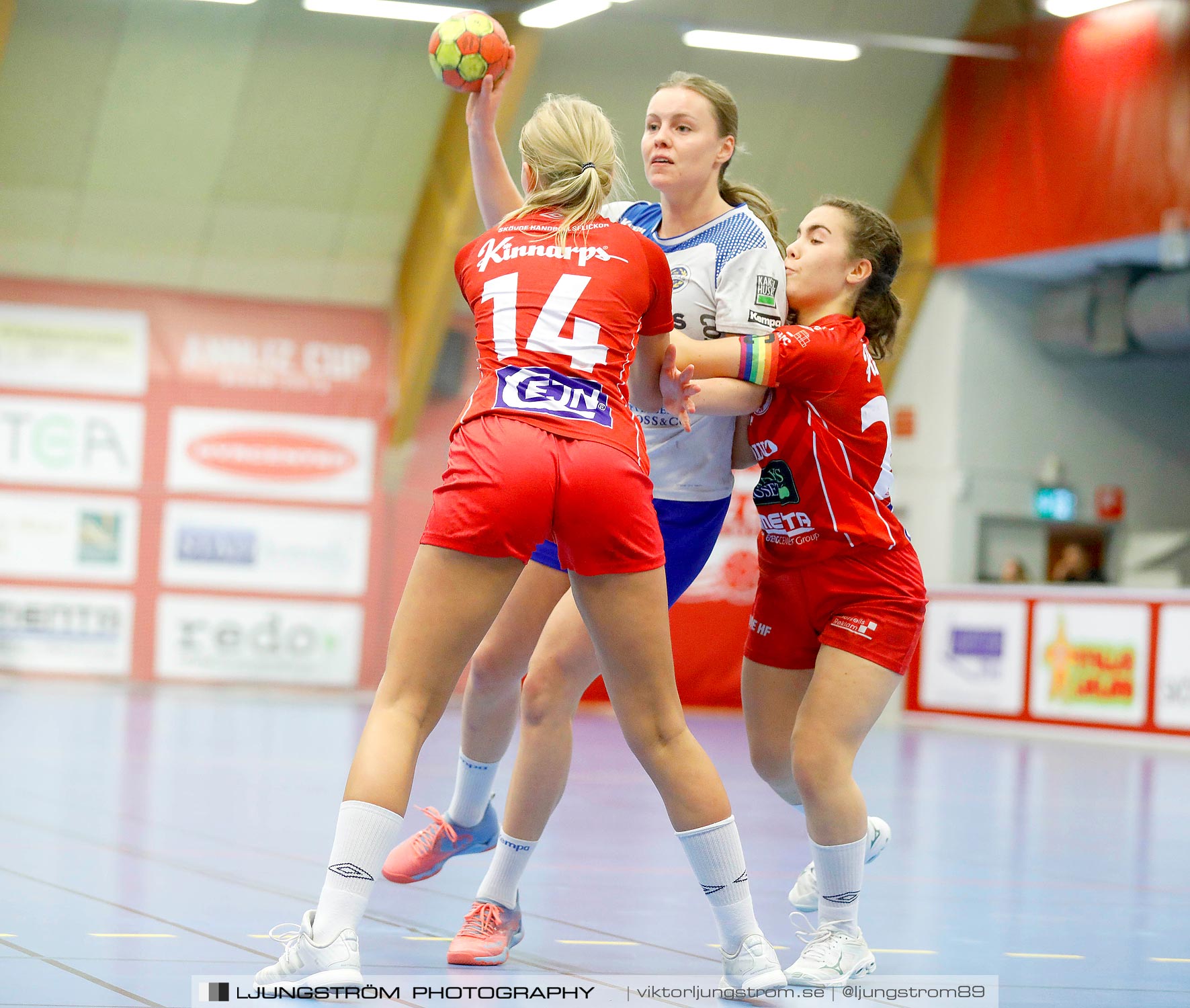 USM F16 Steg 1 Skövde HF 2-HK Aranäs Vit 15-28,dam,Skövde Idrottshall,Skövde,Sverige,Ungdoms-SM,Handboll,2019,224024