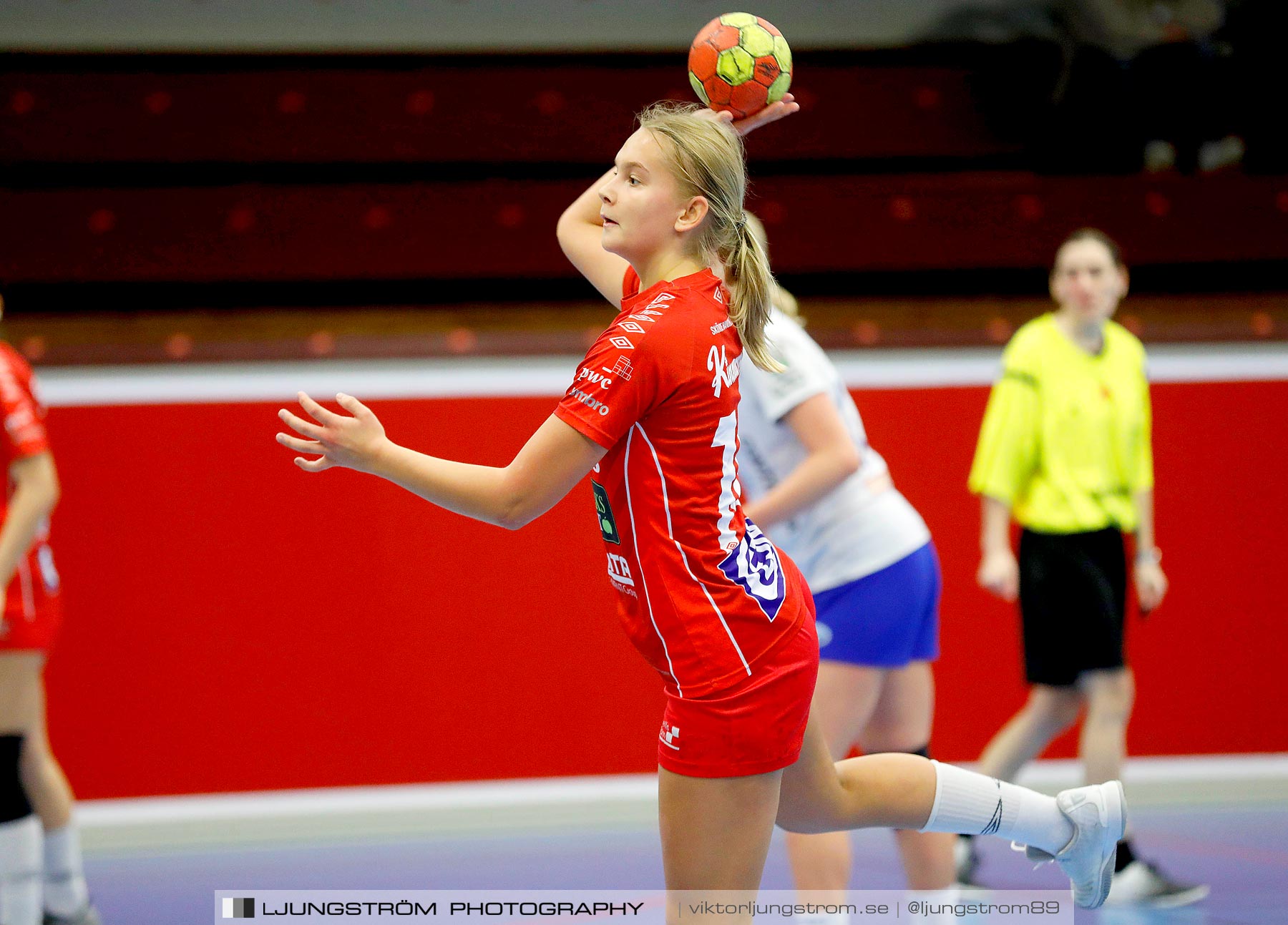 USM F16 Steg 1 Skövde HF 2-HK Aranäs Vit 15-28,dam,Skövde Idrottshall,Skövde,Sverige,Ungdoms-SM,Handboll,2019,224037