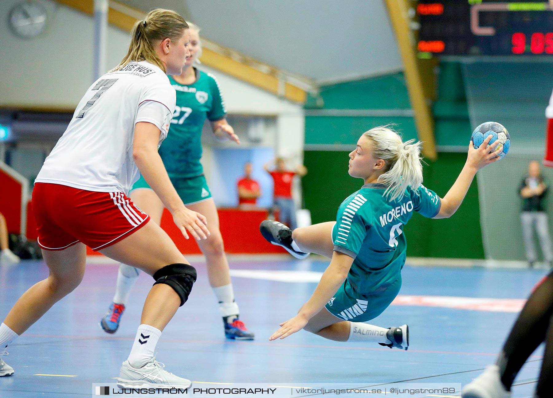 Annliz Cup Ajax København-Skuru IK 27-18,dam,Skövde Idrottshall,Skövde,Sverige,Handboll,,2019,224876