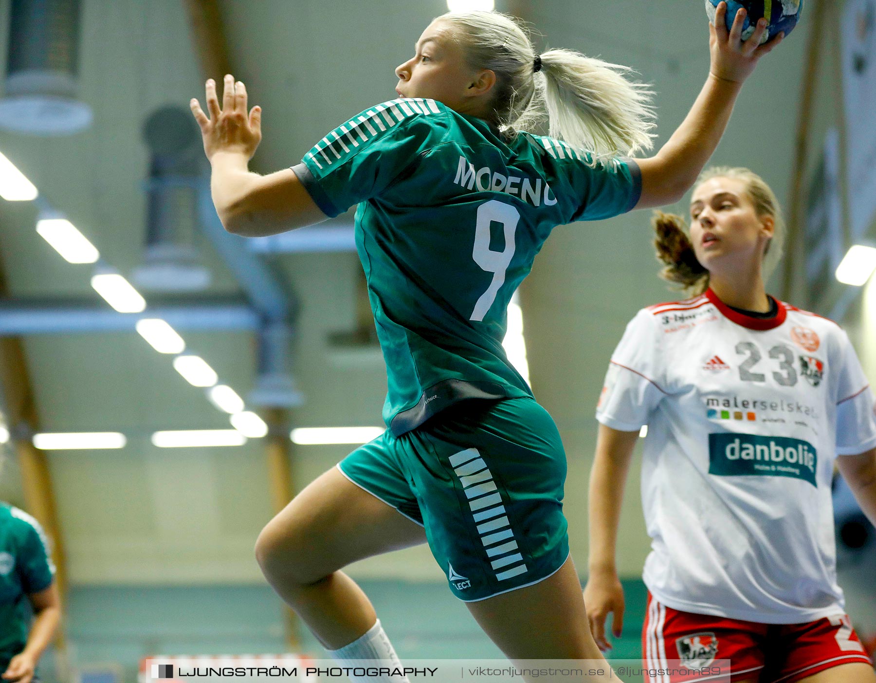 Annliz Cup Ajax København-Skuru IK 27-18,dam,Skövde Idrottshall,Skövde,Sverige,Handboll,,2019,224881