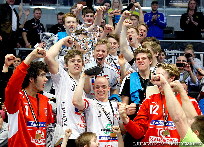 USM Steg 5 Pojkar A SM-FINAL IFK Ystad-Lugi HF,herr,Stadium Arena,Norrköping,Sverige,USM Steg 5 2012,Ungdoms-SM,2012,50338