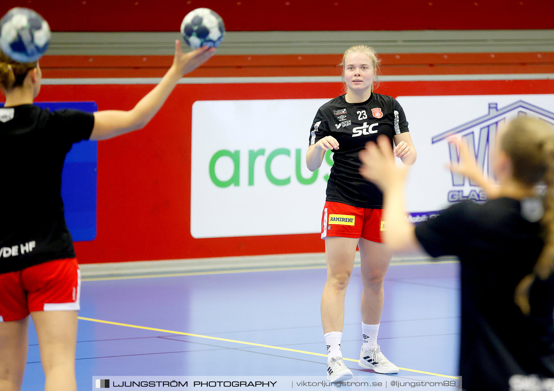 Träningsmatch Skövde HF-IF Hallby HK 22-21,dam,Skövde Idrottshall,Skövde,Sverige,Handboll,,2022,286812