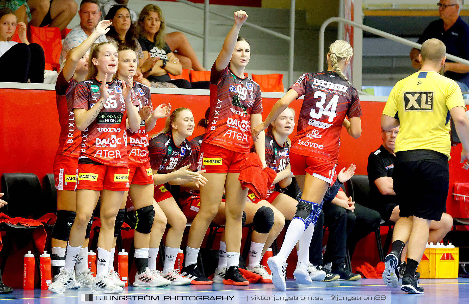 Träningsmatch Skövde HF-IF Hallby HK 22-21,dam,Skövde Idrottshall,Skövde,Sverige,Handboll,,2022,286843