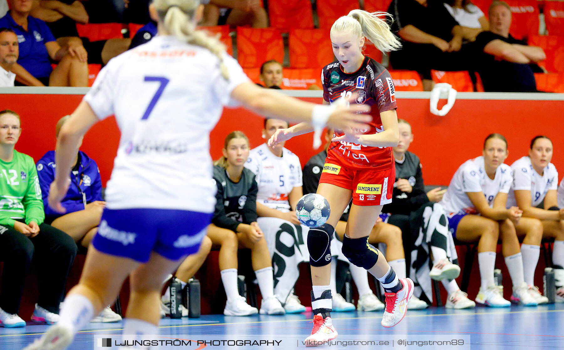 Träningsmatch Skövde HF-IF Hallby HK 22-21,dam,Skövde Idrottshall,Skövde,Sverige,Handboll,,2022,286844