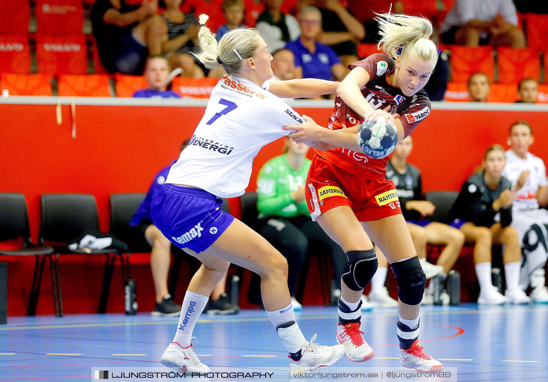 Träningsmatch Skövde HF-IF Hallby HK 22-21,dam,Skövde Idrottshall,Skövde,Sverige,Handboll,,2022,286855