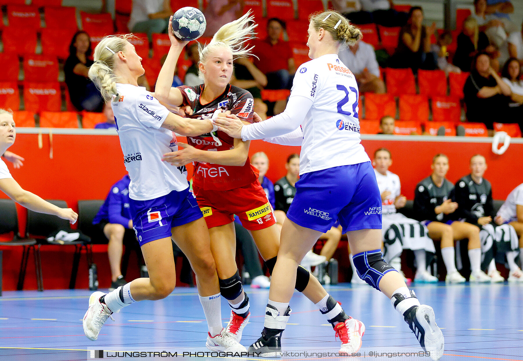 Träningsmatch Skövde HF-IF Hallby HK 22-21,dam,Skövde Idrottshall,Skövde,Sverige,Handboll,,2022,286856
