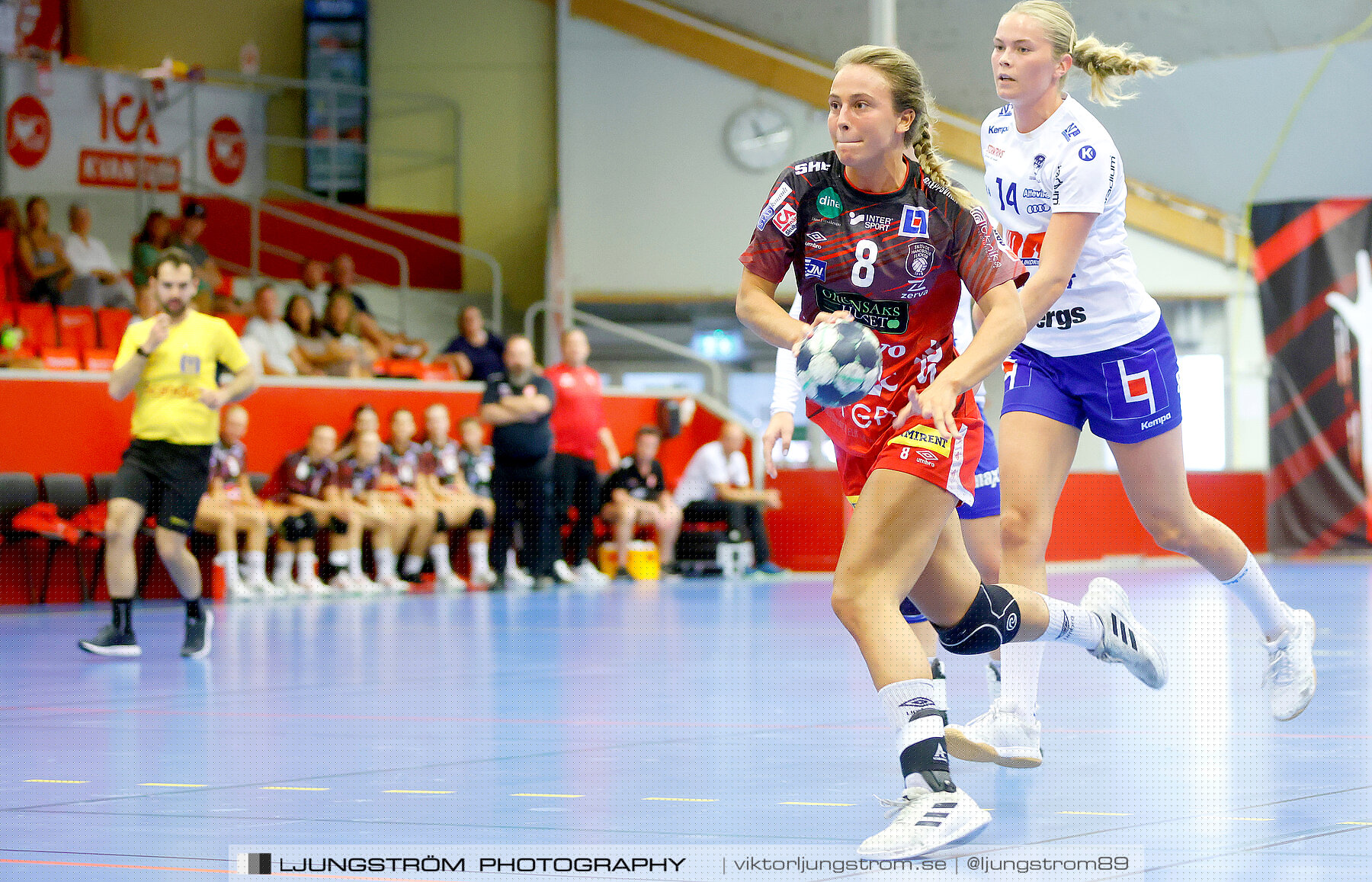 Träningsmatch Skövde HF-IF Hallby HK 22-21,dam,Skövde Idrottshall,Skövde,Sverige,Handboll,,2022,286865