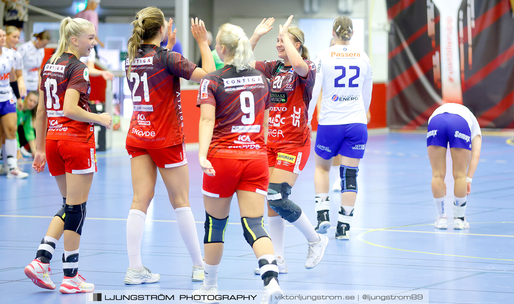 Träningsmatch Skövde HF-IF Hallby HK 22-21,dam,Skövde Idrottshall,Skövde,Sverige,Handboll,,2022,287234