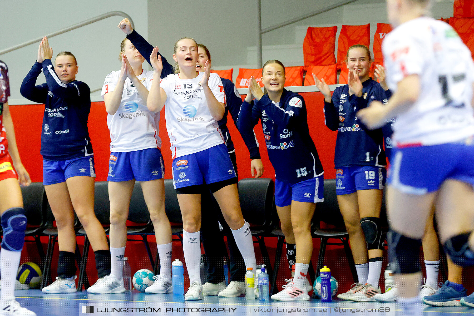 Träningsmatch Skövde HF-Gjerpen Håndball 25-26,dam,Skövde Idrottshall,Skövde,Sverige,Handboll,,2022,287989