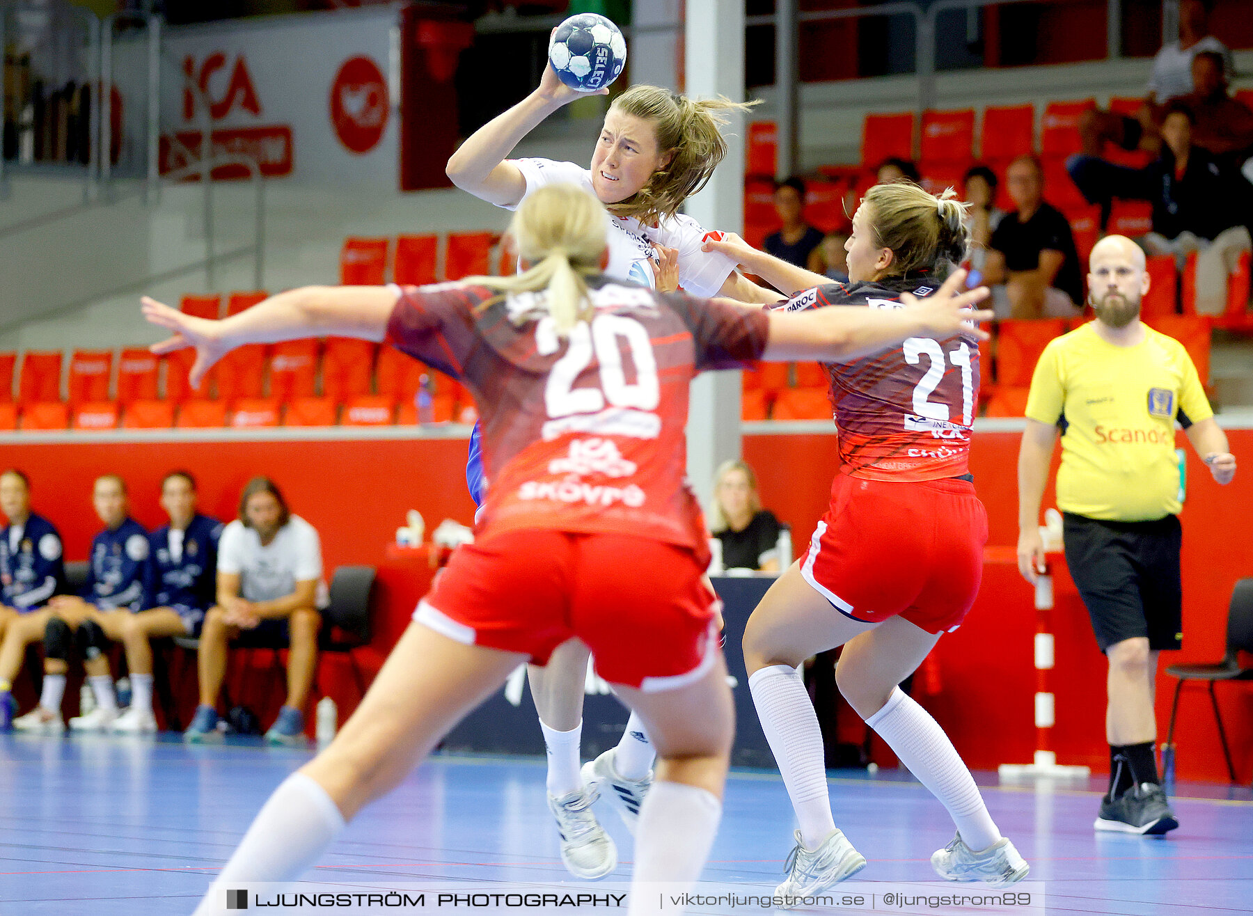 Träningsmatch Skövde HF-Gjerpen Håndball 25-26,dam,Skövde Idrottshall,Skövde,Sverige,Handboll,,2022,287992