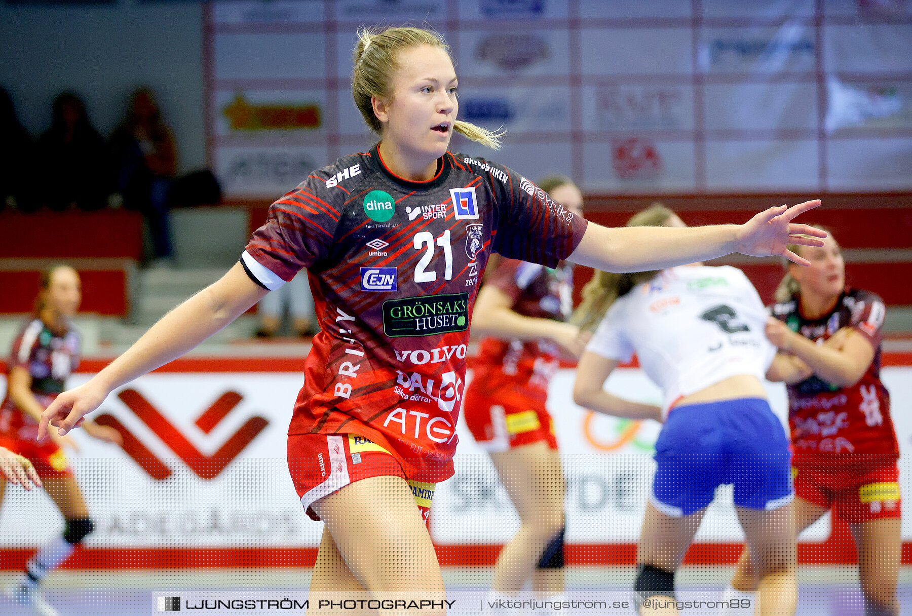 Träningsmatch Skövde HF-Gjerpen Håndball 25-26,dam,Skövde Idrottshall,Skövde,Sverige,Handboll,,2022,288015