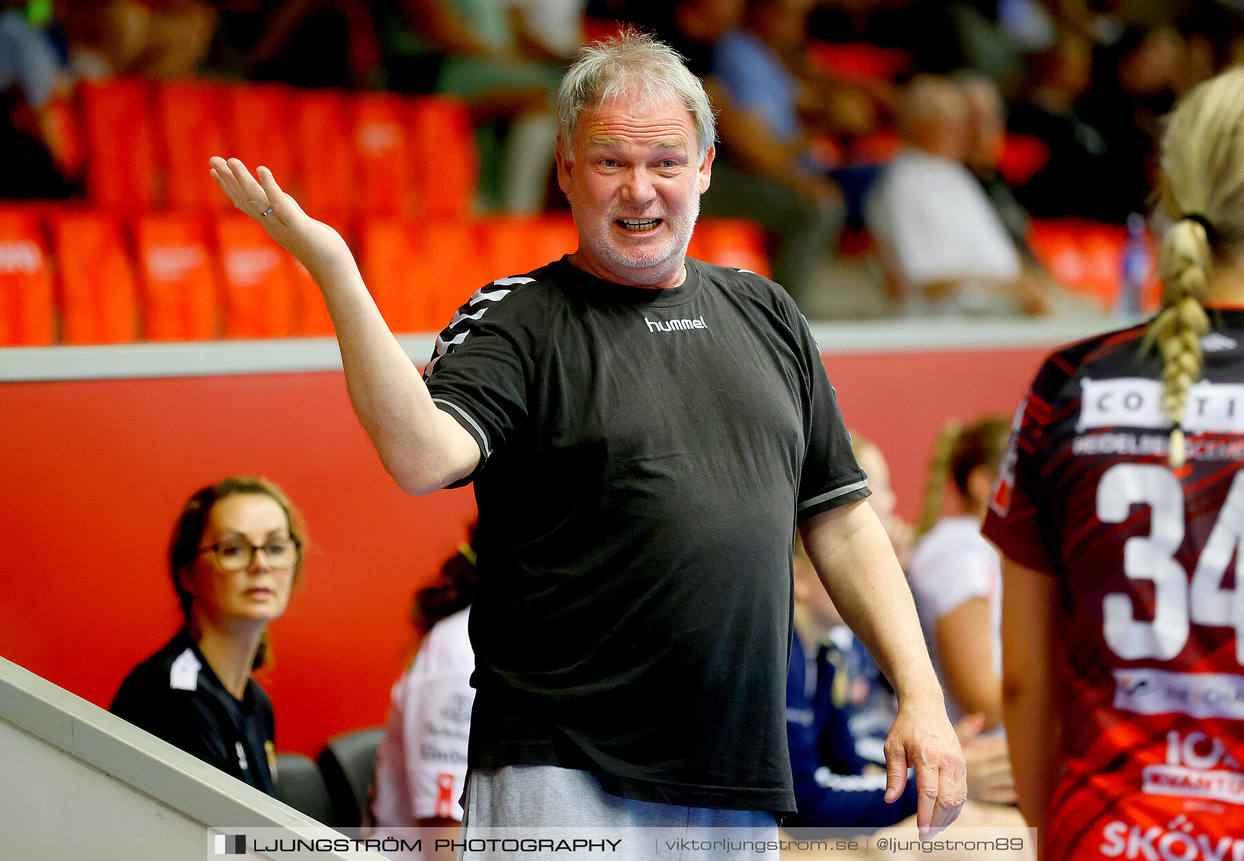 Träningsmatch Skövde HF-Gjerpen Håndball 25-26,dam,Skövde Idrottshall,Skövde,Sverige,Handboll,,2022,288017