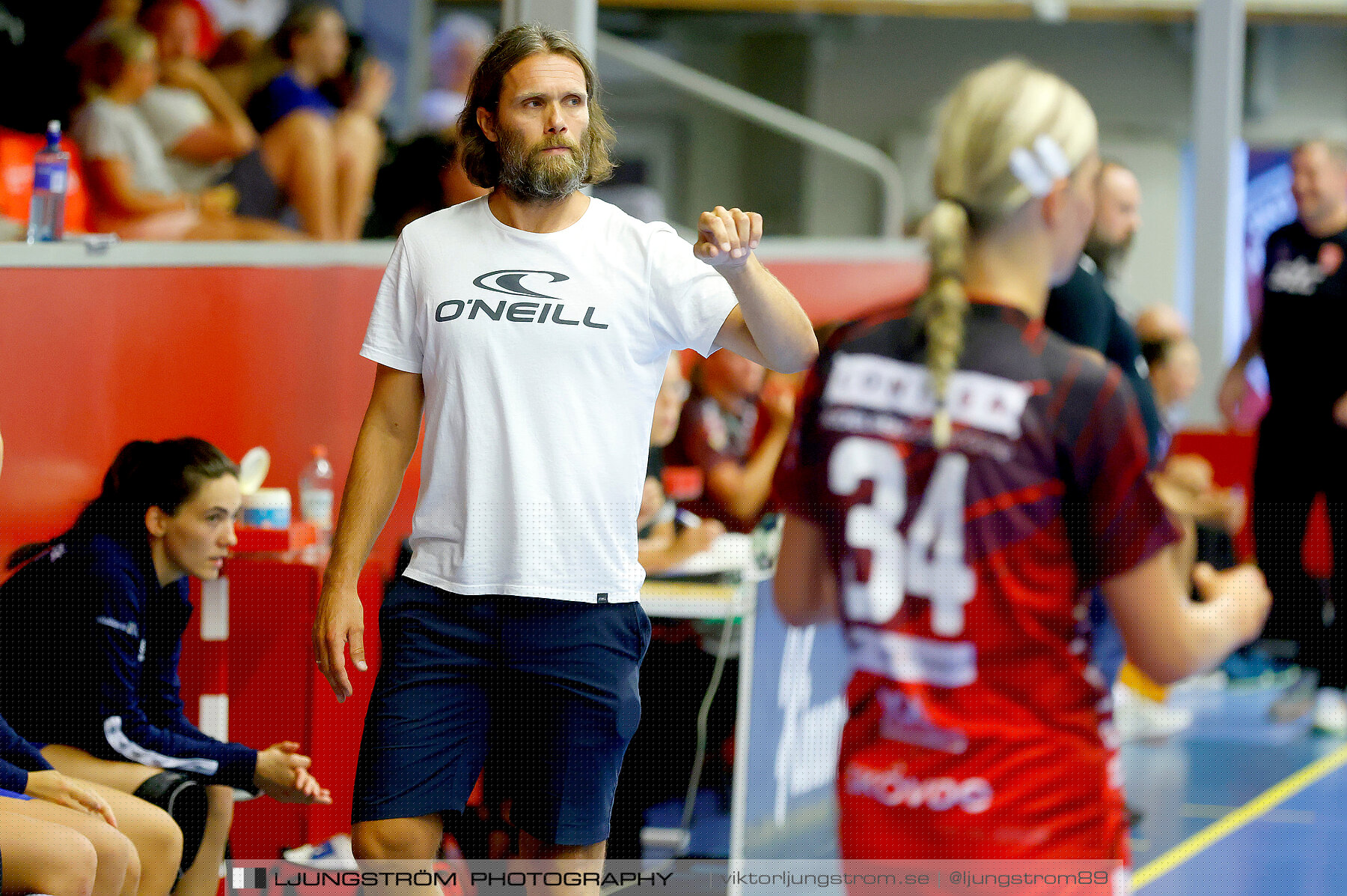 Träningsmatch Skövde HF-Gjerpen Håndball 25-26,dam,Skövde Idrottshall,Skövde,Sverige,Handboll,,2022,288018