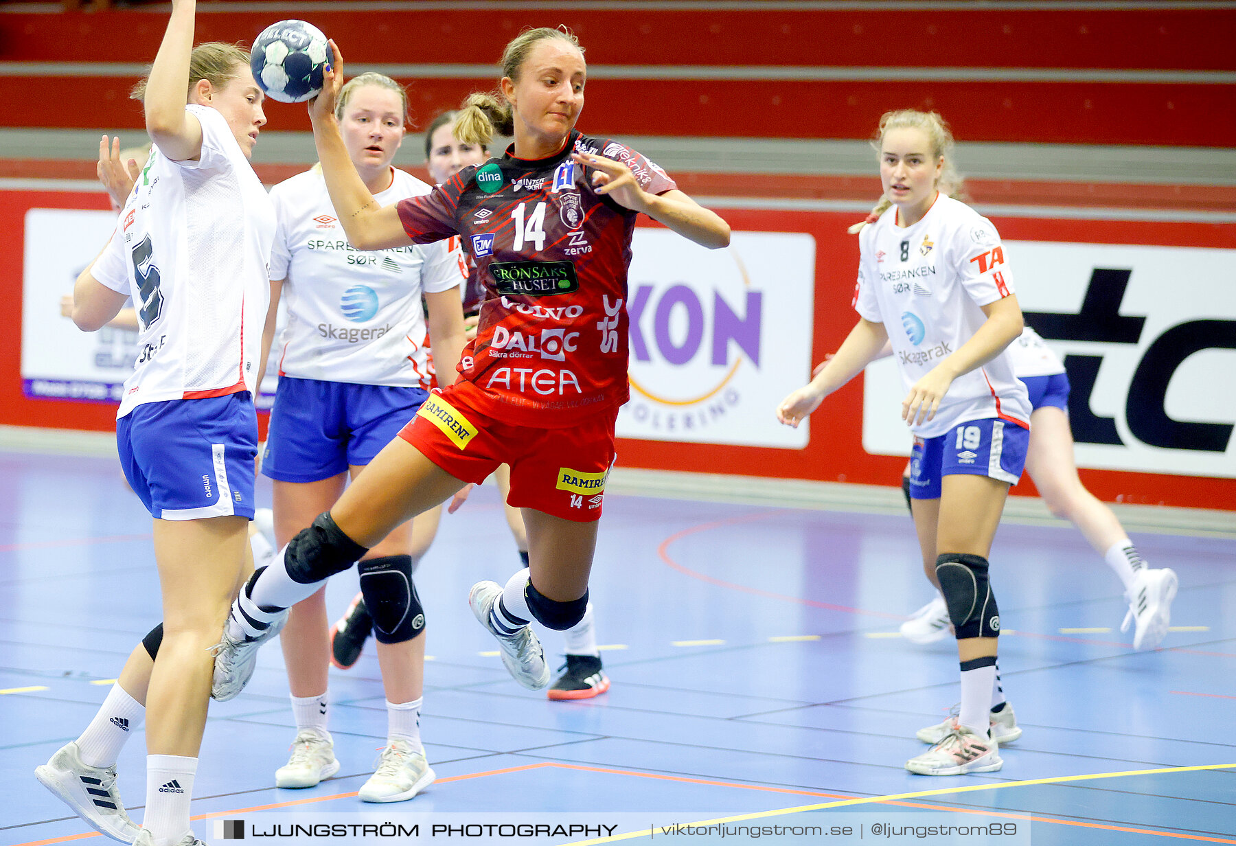 Träningsmatch Skövde HF-Gjerpen Håndball 25-26,dam,Skövde Idrottshall,Skövde,Sverige,Handboll,,2022,288021