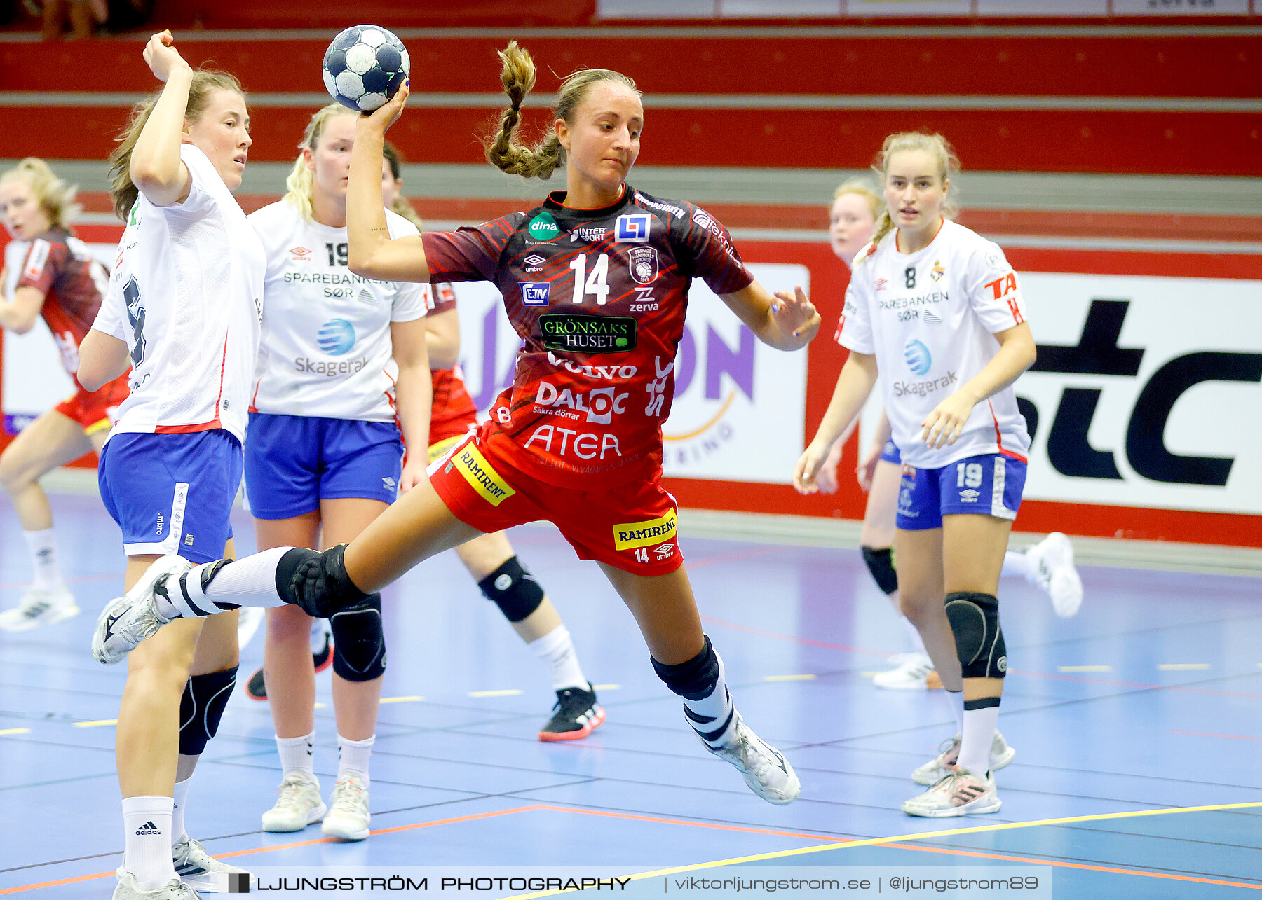 Träningsmatch Skövde HF-Gjerpen Håndball 25-26,dam,Skövde Idrottshall,Skövde,Sverige,Handboll,,2022,288023