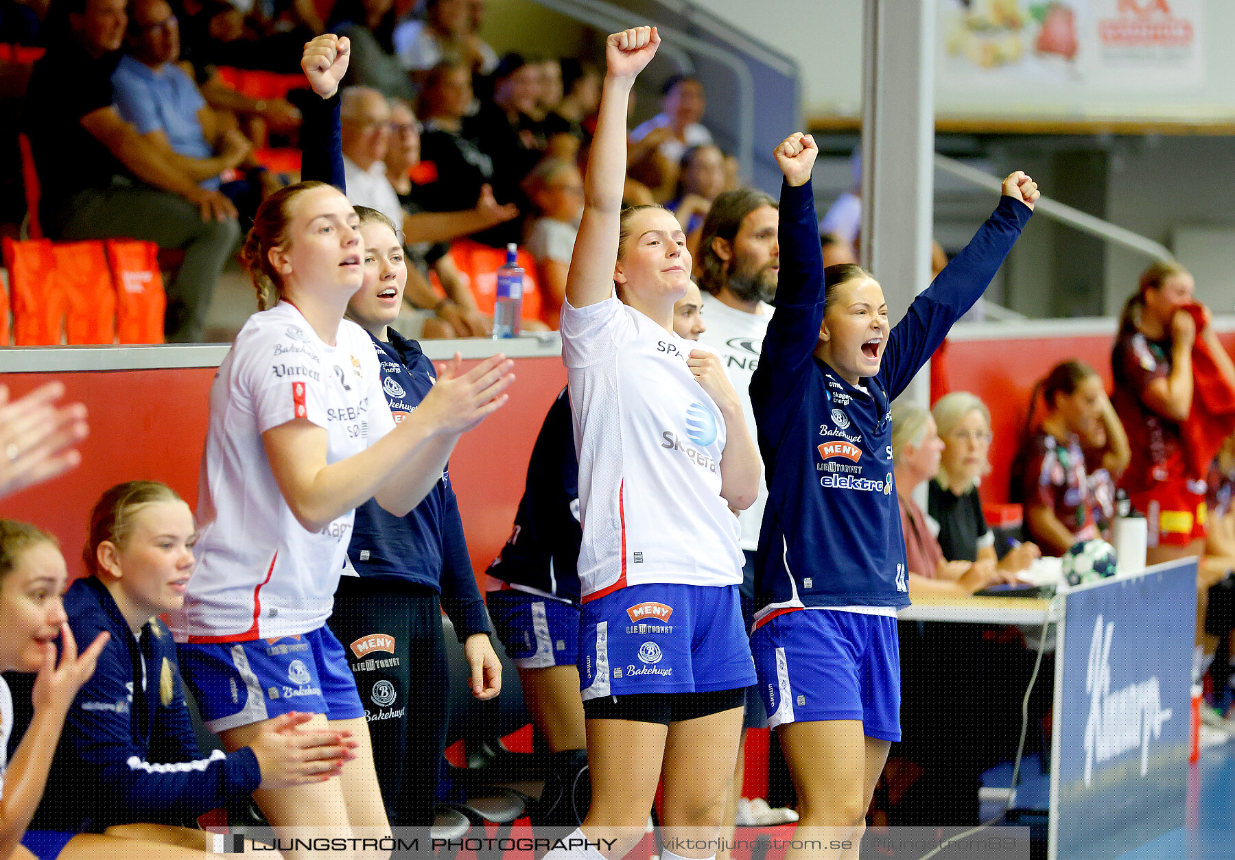 Träningsmatch Skövde HF-Gjerpen Håndball 25-26,dam,Skövde Idrottshall,Skövde,Sverige,Handboll,,2022,288024