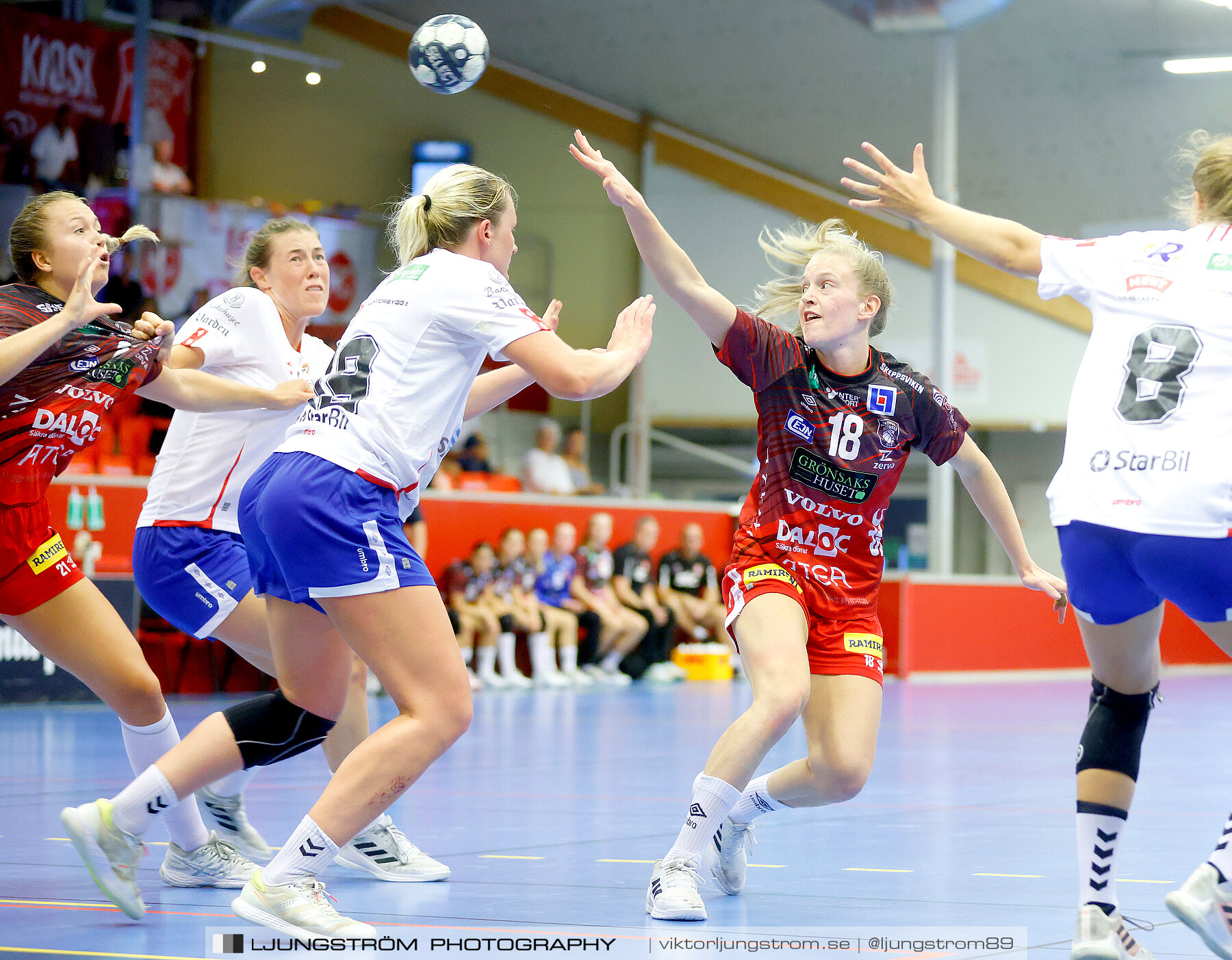 Träningsmatch Skövde HF-Gjerpen Håndball 25-26,dam,Skövde Idrottshall,Skövde,Sverige,Handboll,,2022,288033