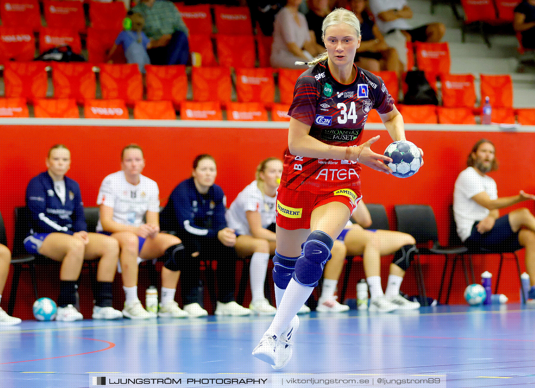Träningsmatch Skövde HF-Gjerpen Håndball 25-26,dam,Skövde Idrottshall,Skövde,Sverige,Handboll,,2022,288048