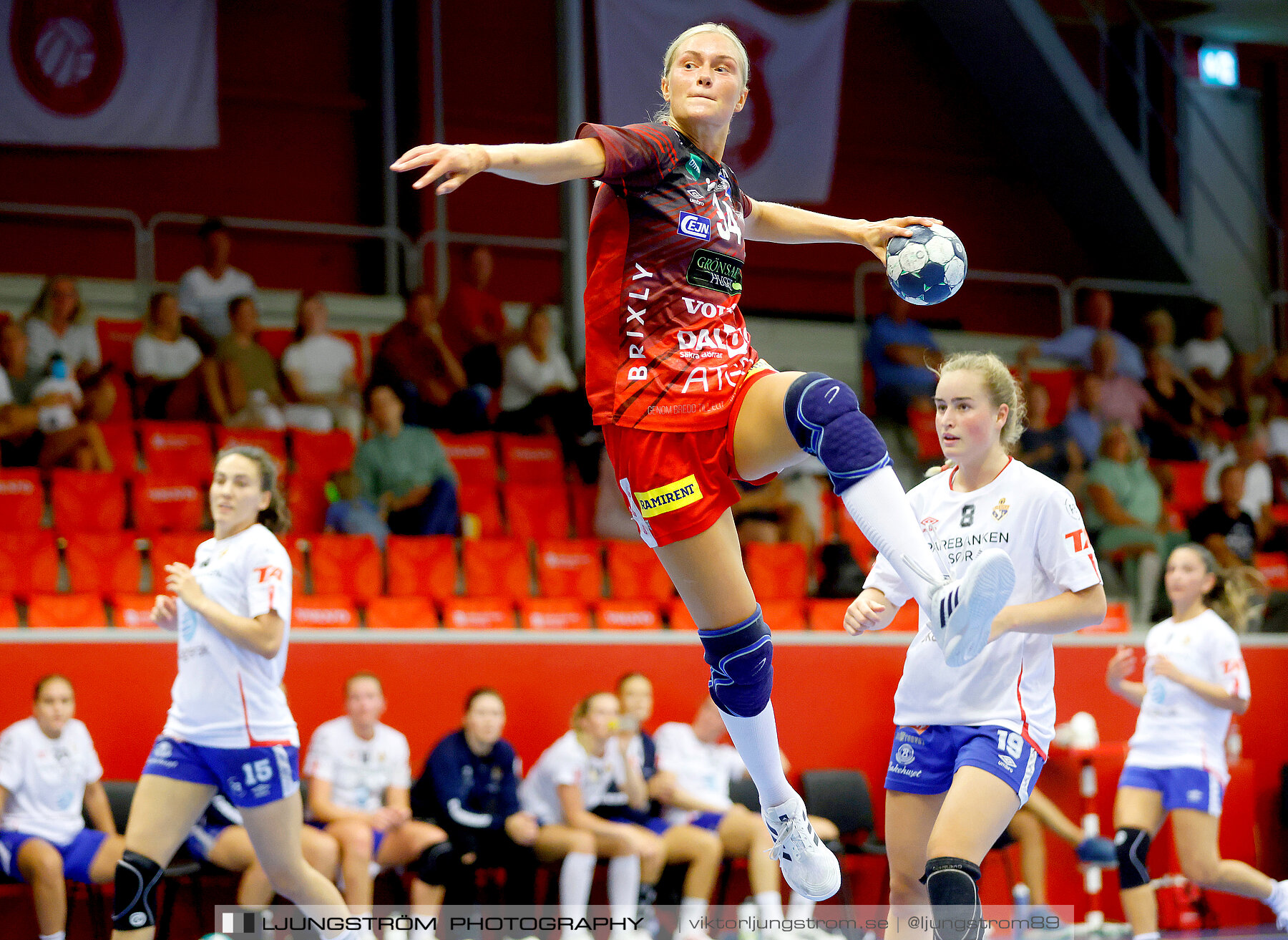 Träningsmatch Skövde HF-Gjerpen Håndball 25-26,dam,Skövde Idrottshall,Skövde,Sverige,Handboll,,2022,288050