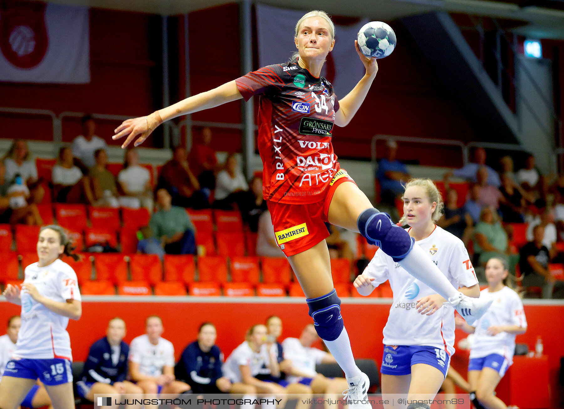 Träningsmatch Skövde HF-Gjerpen Håndball 25-26,dam,Skövde Idrottshall,Skövde,Sverige,Handboll,,2022,288052