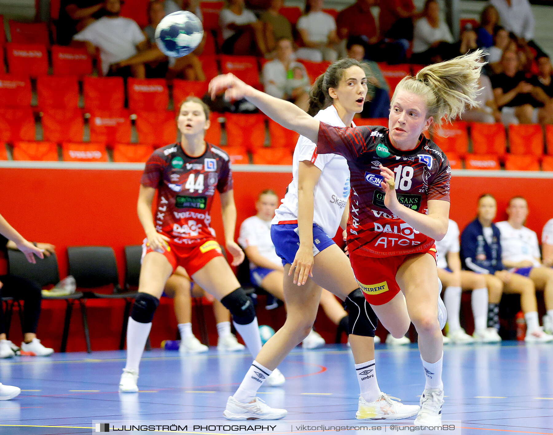 Träningsmatch Skövde HF-Gjerpen Håndball 25-26,dam,Skövde Idrottshall,Skövde,Sverige,Handboll,,2022,288056