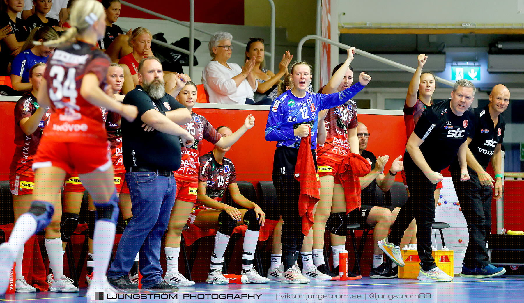 Träningsmatch Skövde HF-Gjerpen Håndball 25-26,dam,Skövde Idrottshall,Skövde,Sverige,Handboll,,2022,288063