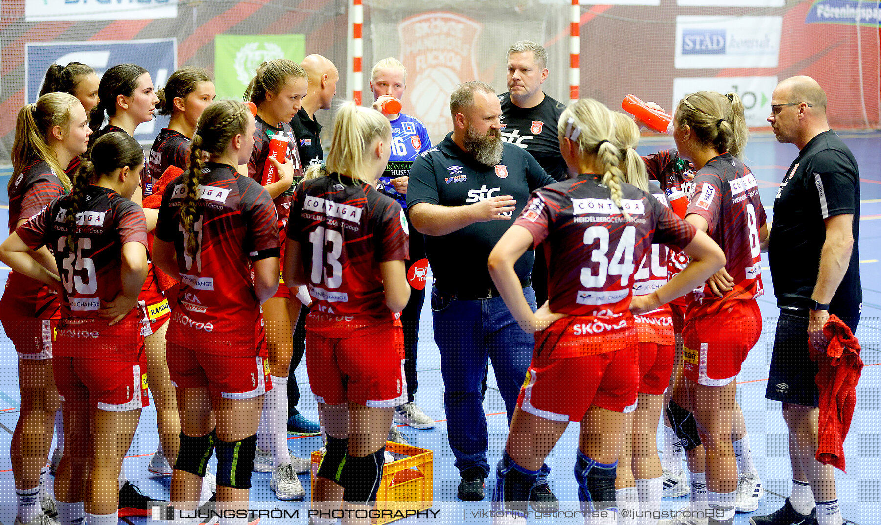 Träningsmatch Skövde HF-Gjerpen Håndball 25-26,dam,Skövde Idrottshall,Skövde,Sverige,Handboll,,2022,288077