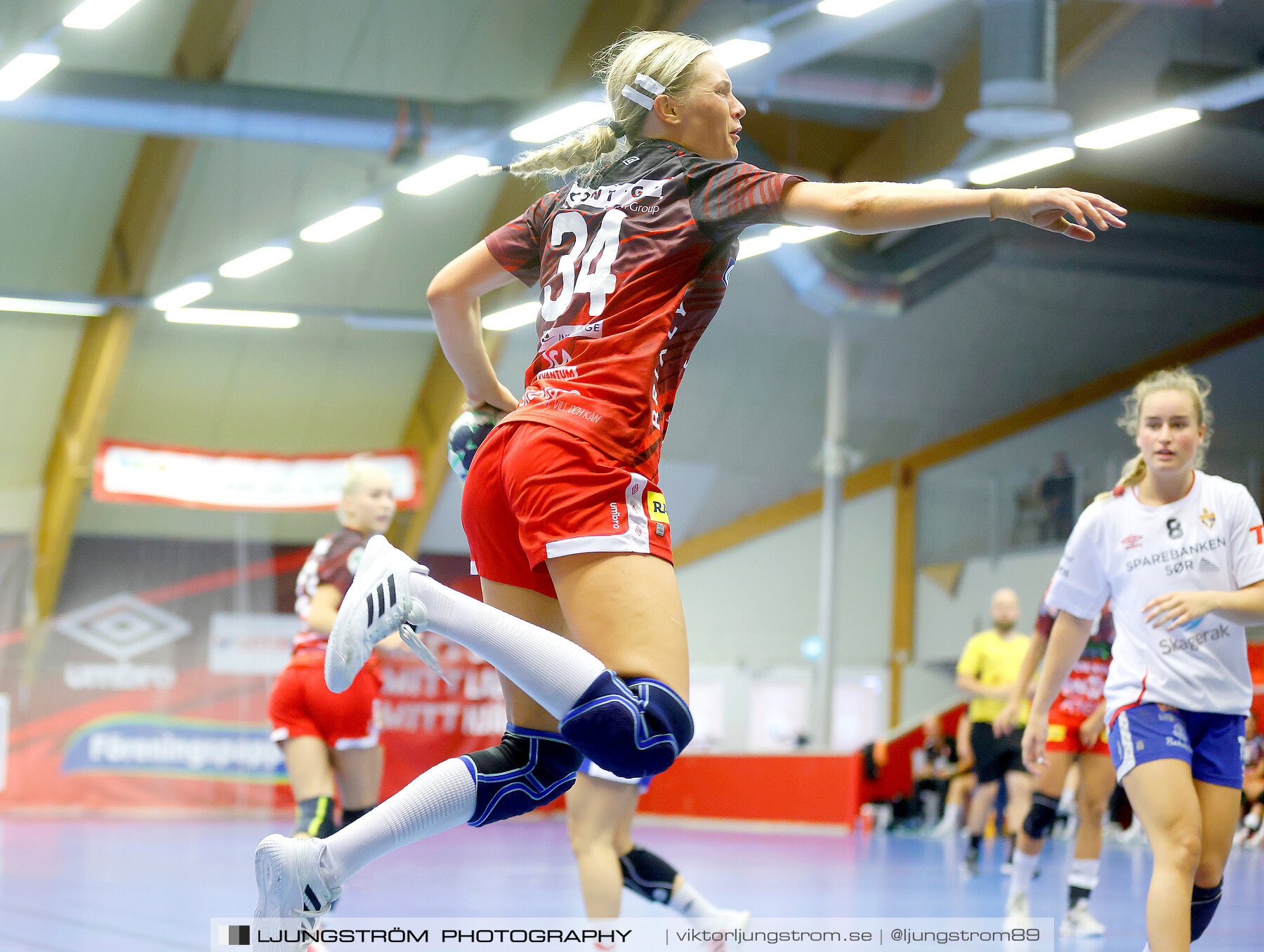 Träningsmatch Skövde HF-Gjerpen Håndball 25-26,dam,Skövde Idrottshall,Skövde,Sverige,Handboll,,2022,288091