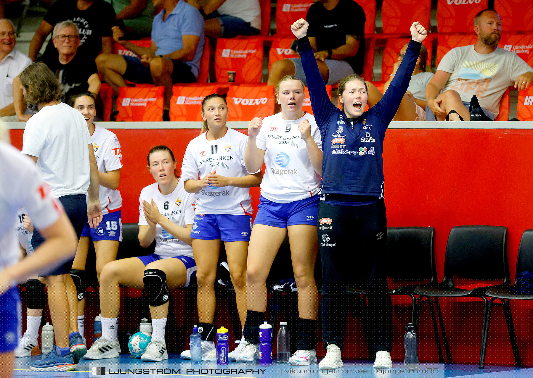 Träningsmatch Skövde HF-Gjerpen Håndball 25-26,dam,Skövde Idrottshall,Skövde,Sverige,Handboll,,2022,288156
