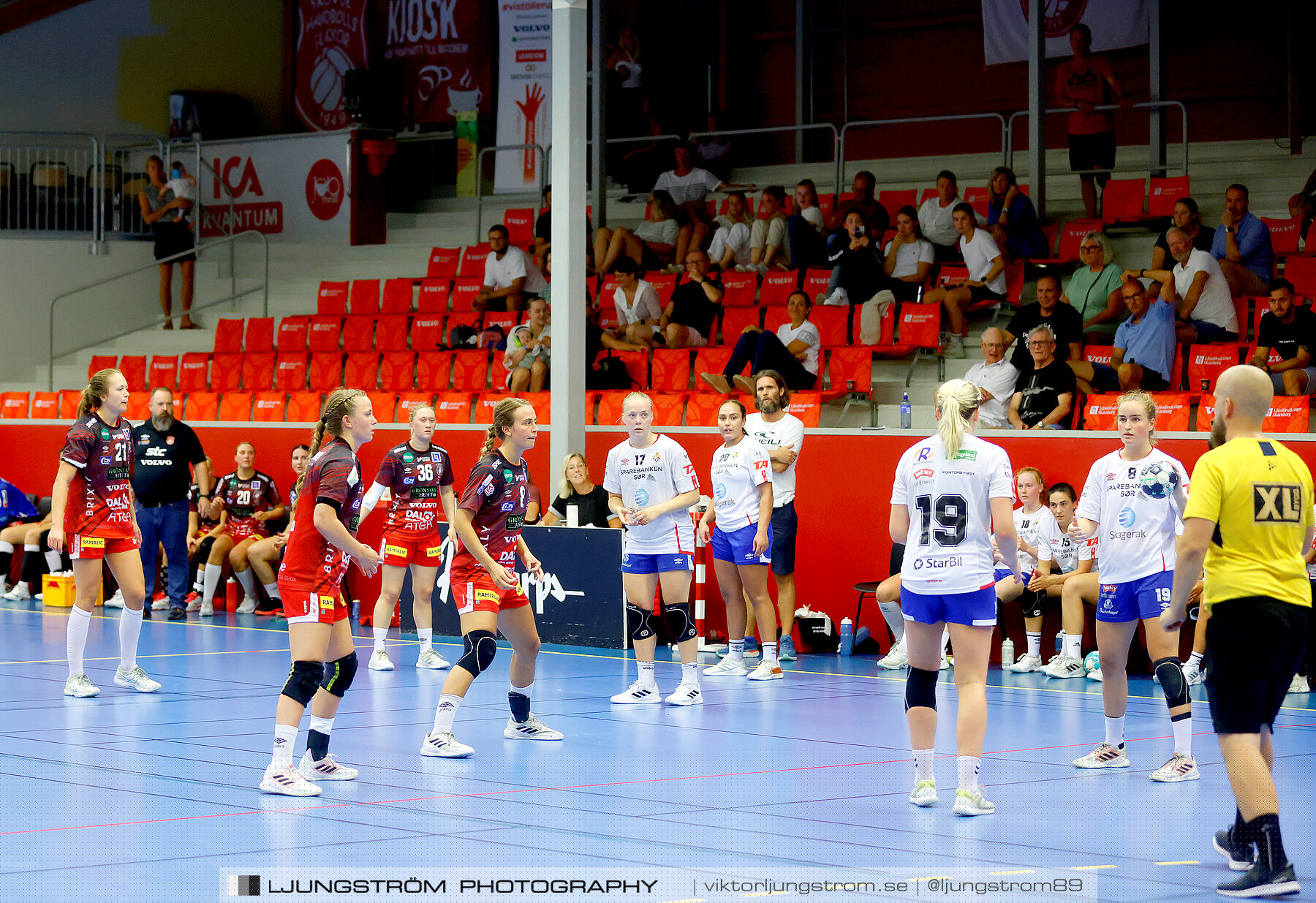 Träningsmatch Skövde HF-Gjerpen Håndball 25-26,dam,Skövde Idrottshall,Skövde,Sverige,Handboll,,2022,288157