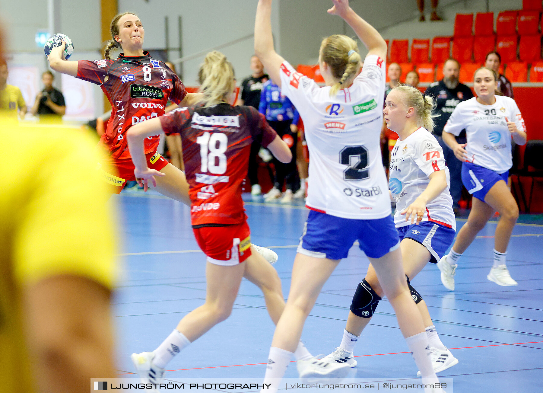 Träningsmatch Skövde HF-Gjerpen Håndball 25-26,dam,Skövde Idrottshall,Skövde,Sverige,Handboll,,2022,288160