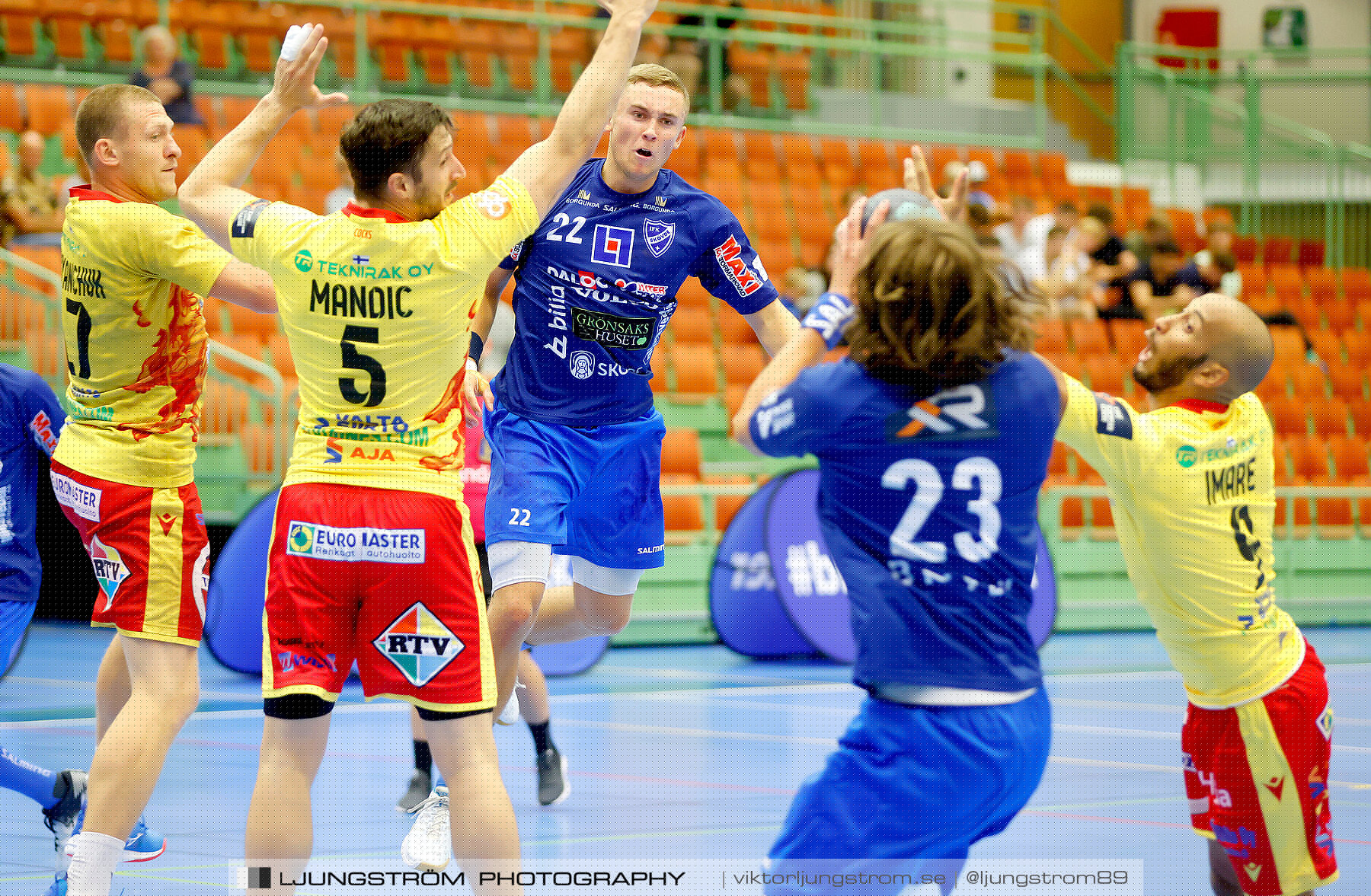 Träningsturnering IFK Skövde HK-Riihimäki Cocks 36-23,herr,Arena Skövde,Skövde,Sverige,Handboll,,2022,288868