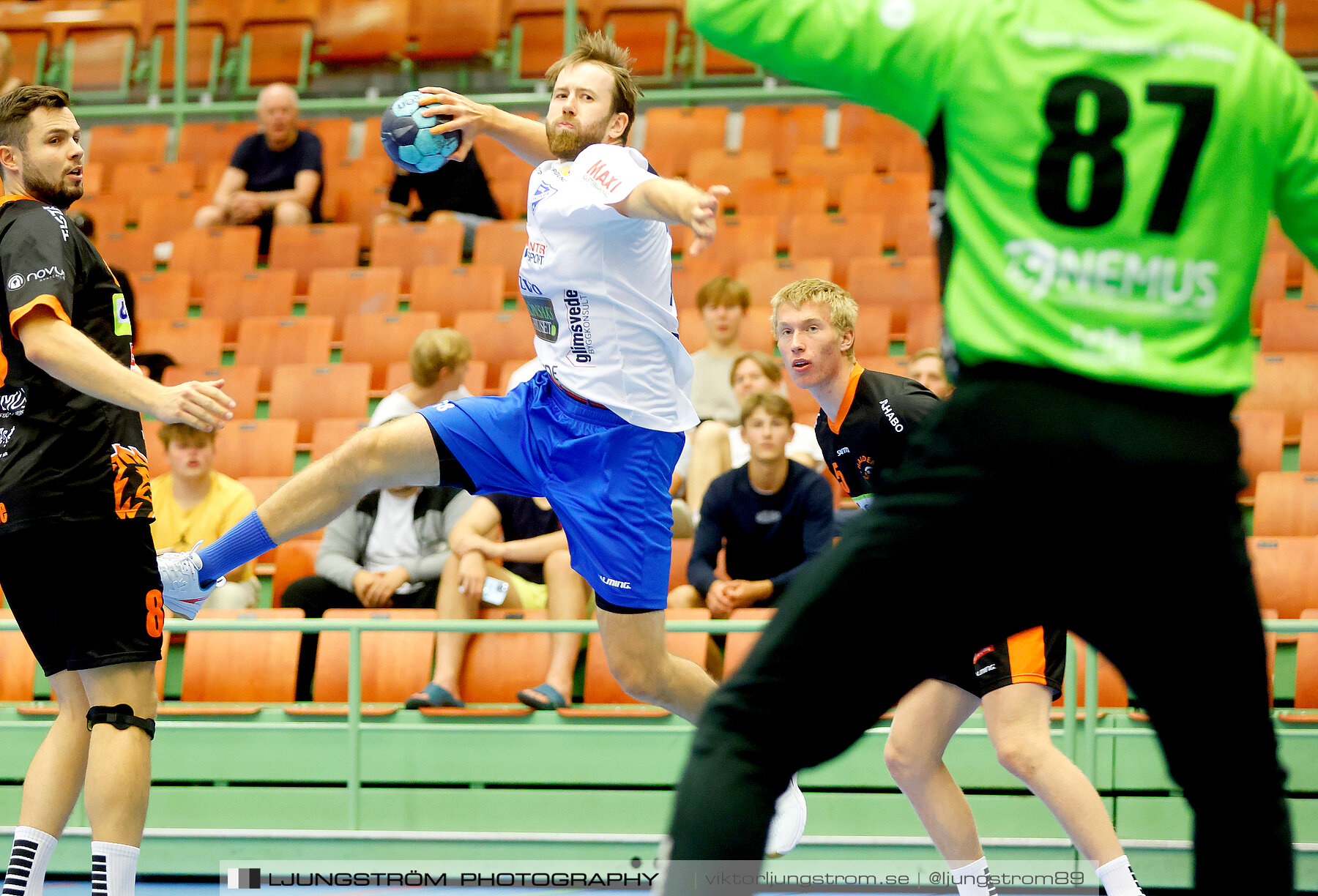 Träningsturnering IFK Skövde HK-Halden Topphåndball 37-31,herr,Arena Skövde,Skövde,Sverige,Handboll,,2022,289306