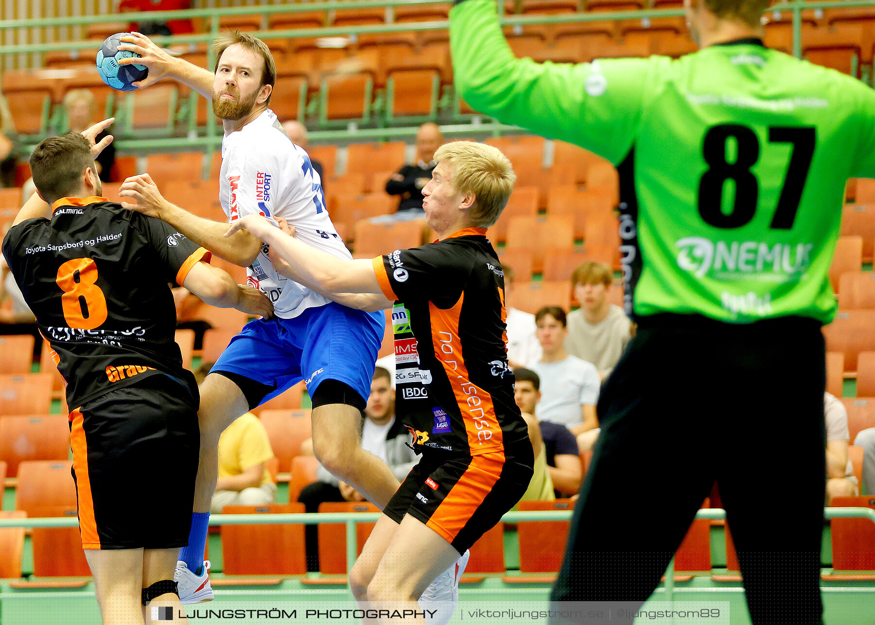 Träningsturnering IFK Skövde HK-Halden Topphåndball 37-31,herr,Arena Skövde,Skövde,Sverige,Handboll,,2022,289312