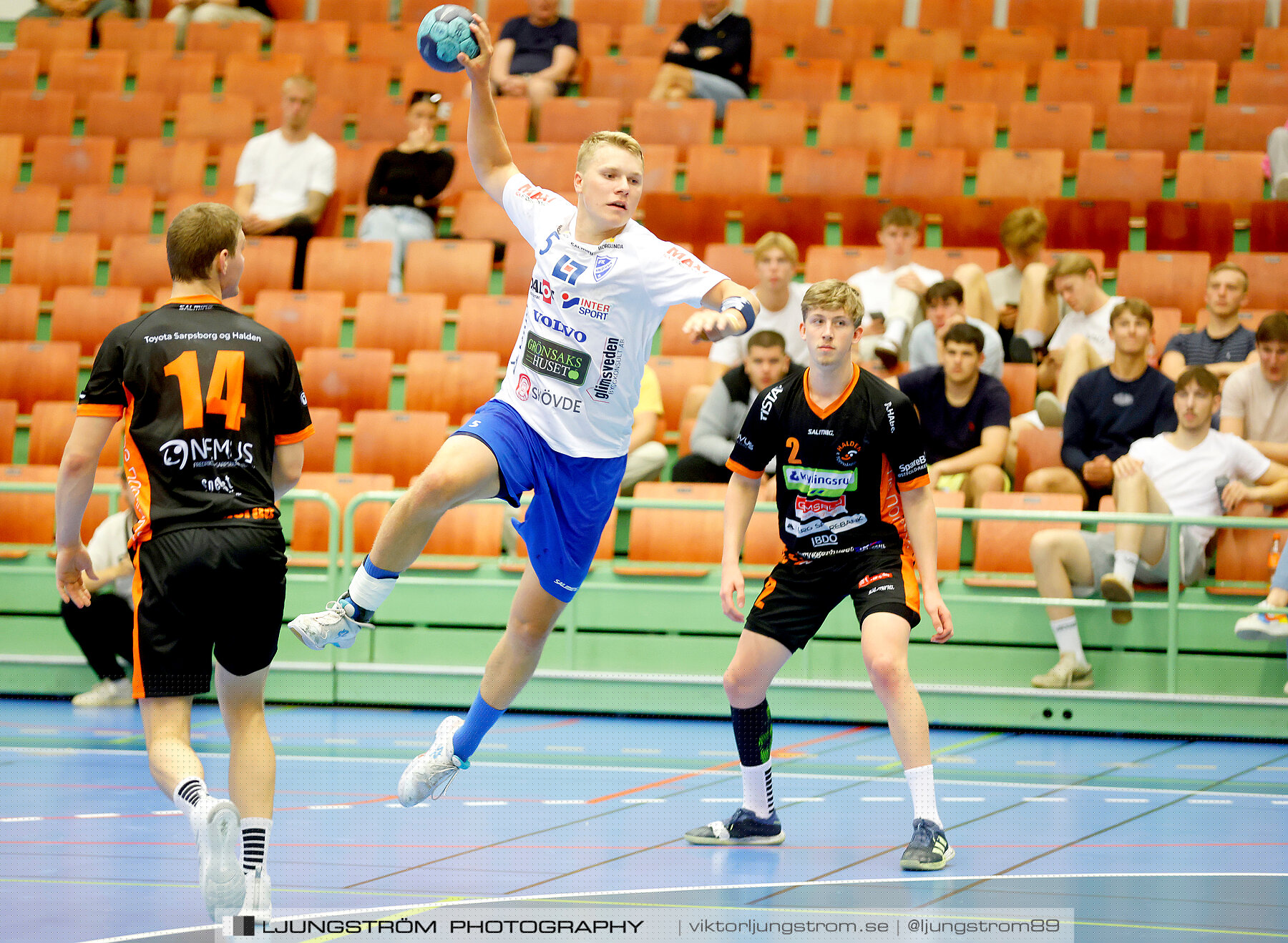 Träningsturnering IFK Skövde HK-Halden Topphåndball 37-31,herr,Arena Skövde,Skövde,Sverige,Handboll,,2022,289385