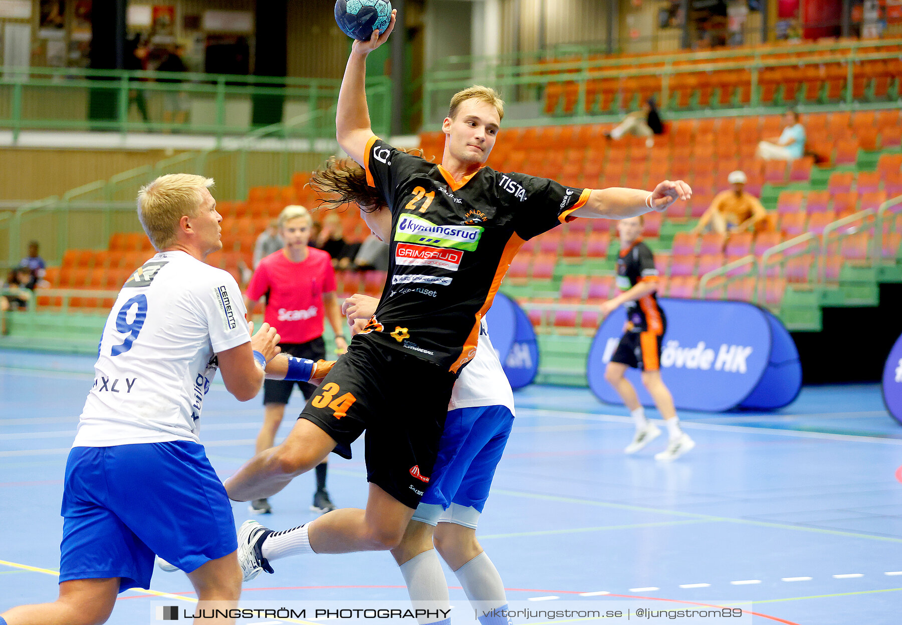 Träningsturnering IFK Skövde HK-Halden Topphåndball 37-31,herr,Arena Skövde,Skövde,Sverige,Handboll,,2022,289403