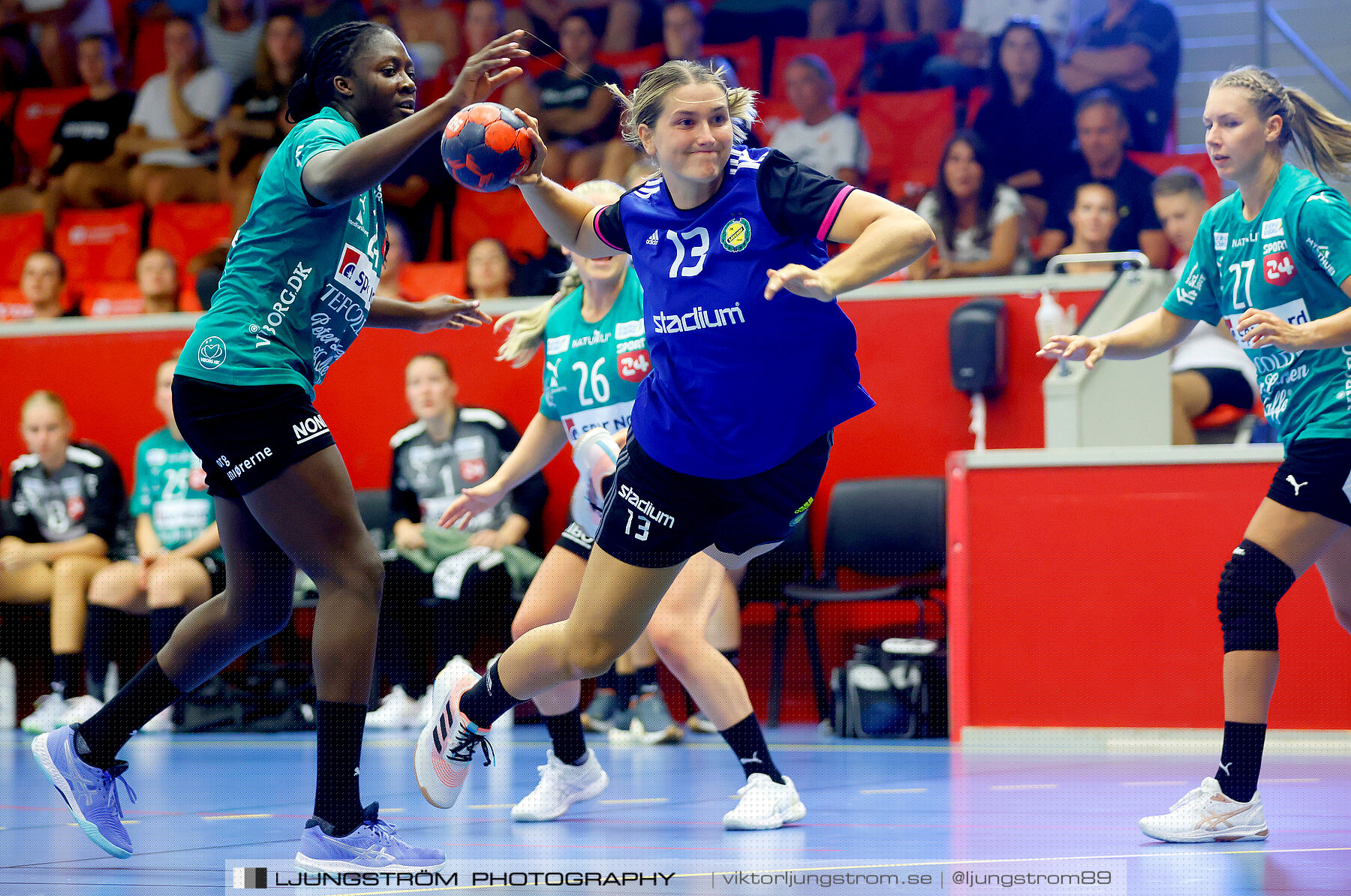 Annliz Cup Superelit Viborg HK-IK Sävehof 27-34,dam,Skövde Idrottshall,Skövde,Sverige,Handboll,,2022,289585
