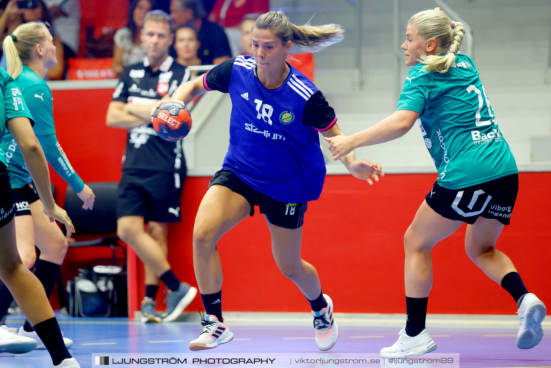 Annliz Cup Superelit Viborg HK-IK Sävehof 27-34,dam,Skövde Idrottshall,Skövde,Sverige,Handboll,,2022,289599