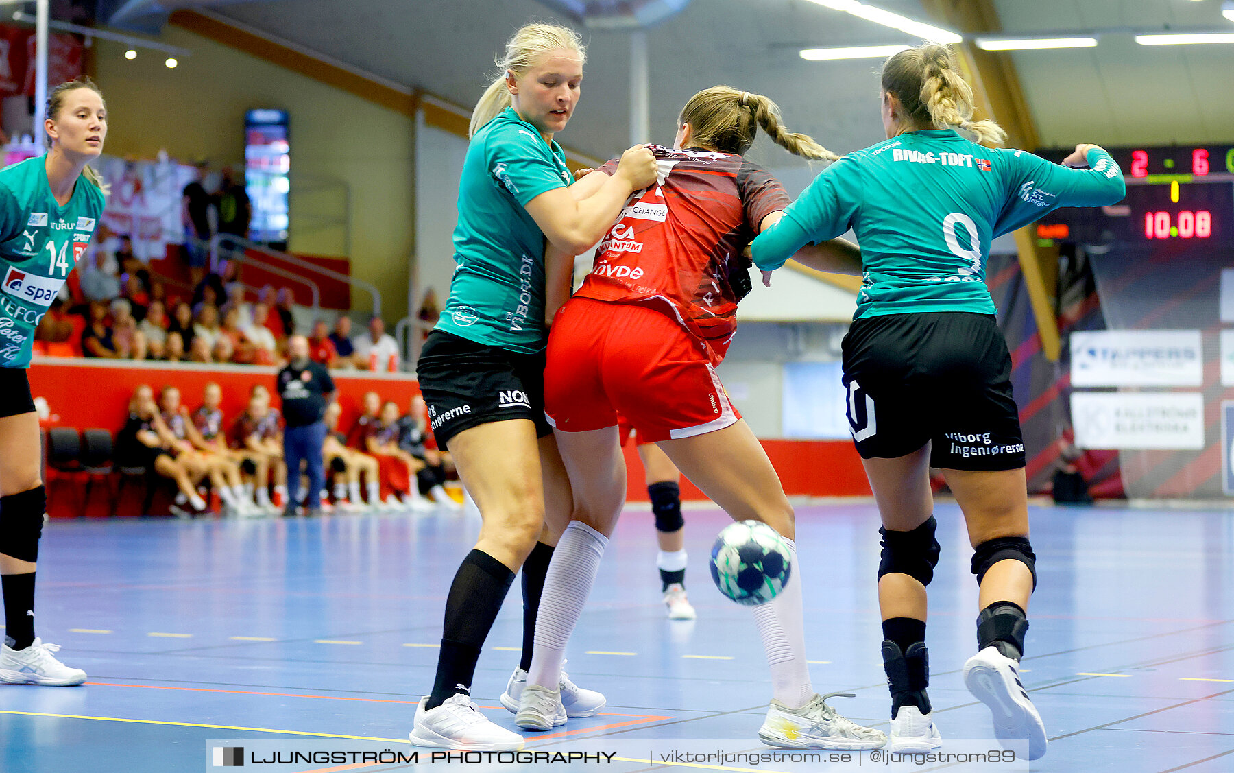 Annliz Cup Superelit Skövde HF-Viborg HK 21-40,dam,Skövde Idrottshall,Skövde,Sverige,Handboll,,2022,289918