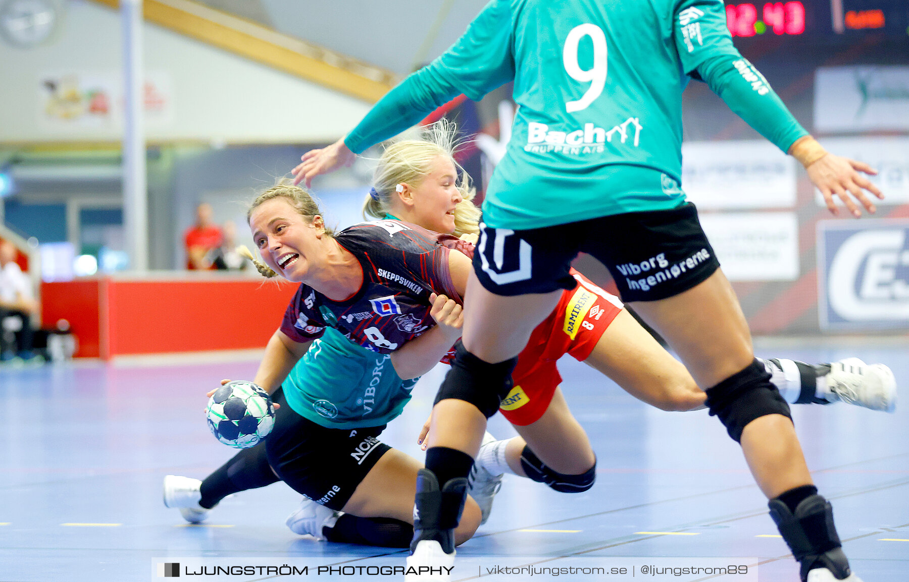 Annliz Cup Superelit Skövde HF-Viborg HK 21-40,dam,Skövde Idrottshall,Skövde,Sverige,Handboll,,2022,289925