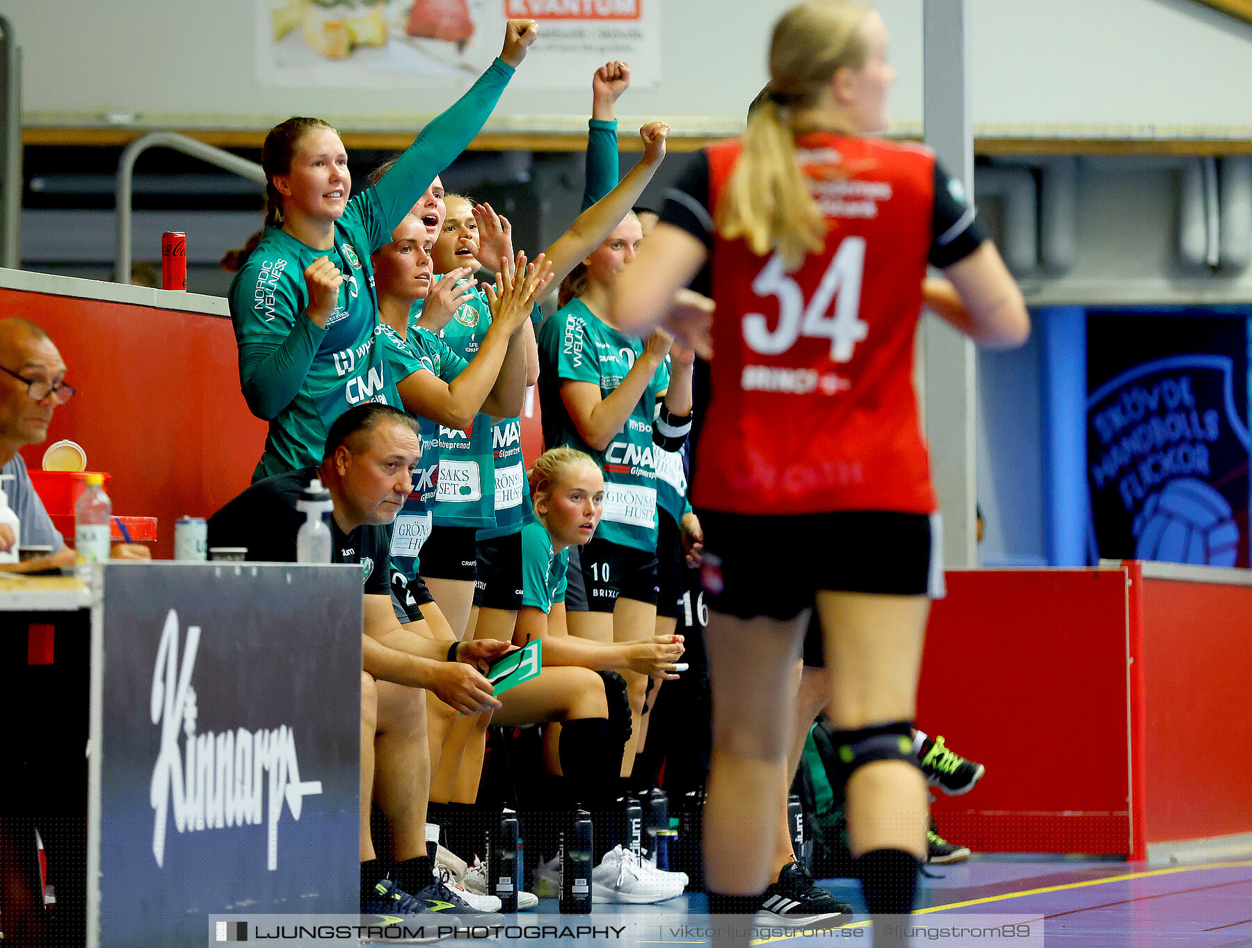 Annliz Cup Superelit EH Aalborg-Önnereds HK 16-33,dam,Skövde Idrottshall,Skövde,Sverige,Handboll,,2022,289993