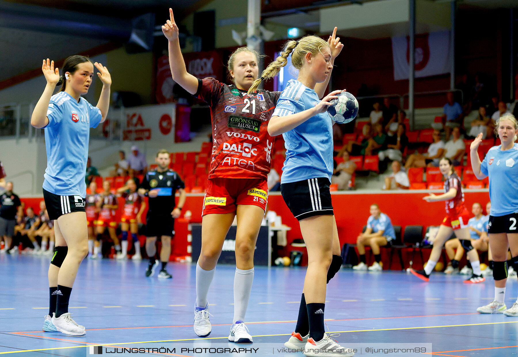 Annliz Cup Superelit Skövde HF-EH Aalborg 28-30,dam,Skövde Idrottshall,Skövde,Sverige,Handboll,,2022,290953