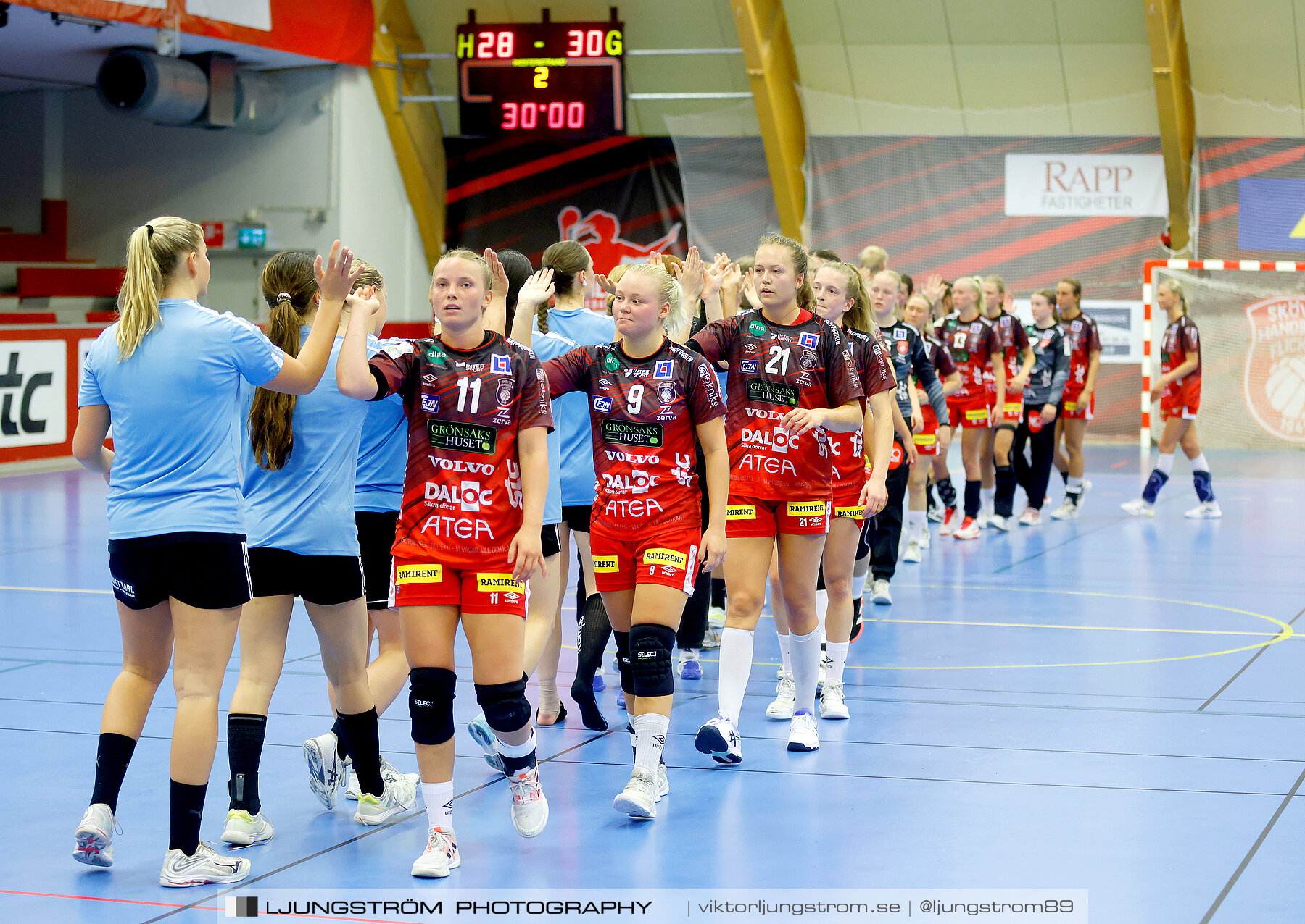 Annliz Cup Superelit Skövde HF-EH Aalborg 28-30,dam,Skövde Idrottshall,Skövde,Sverige,Handboll,,2022,290972