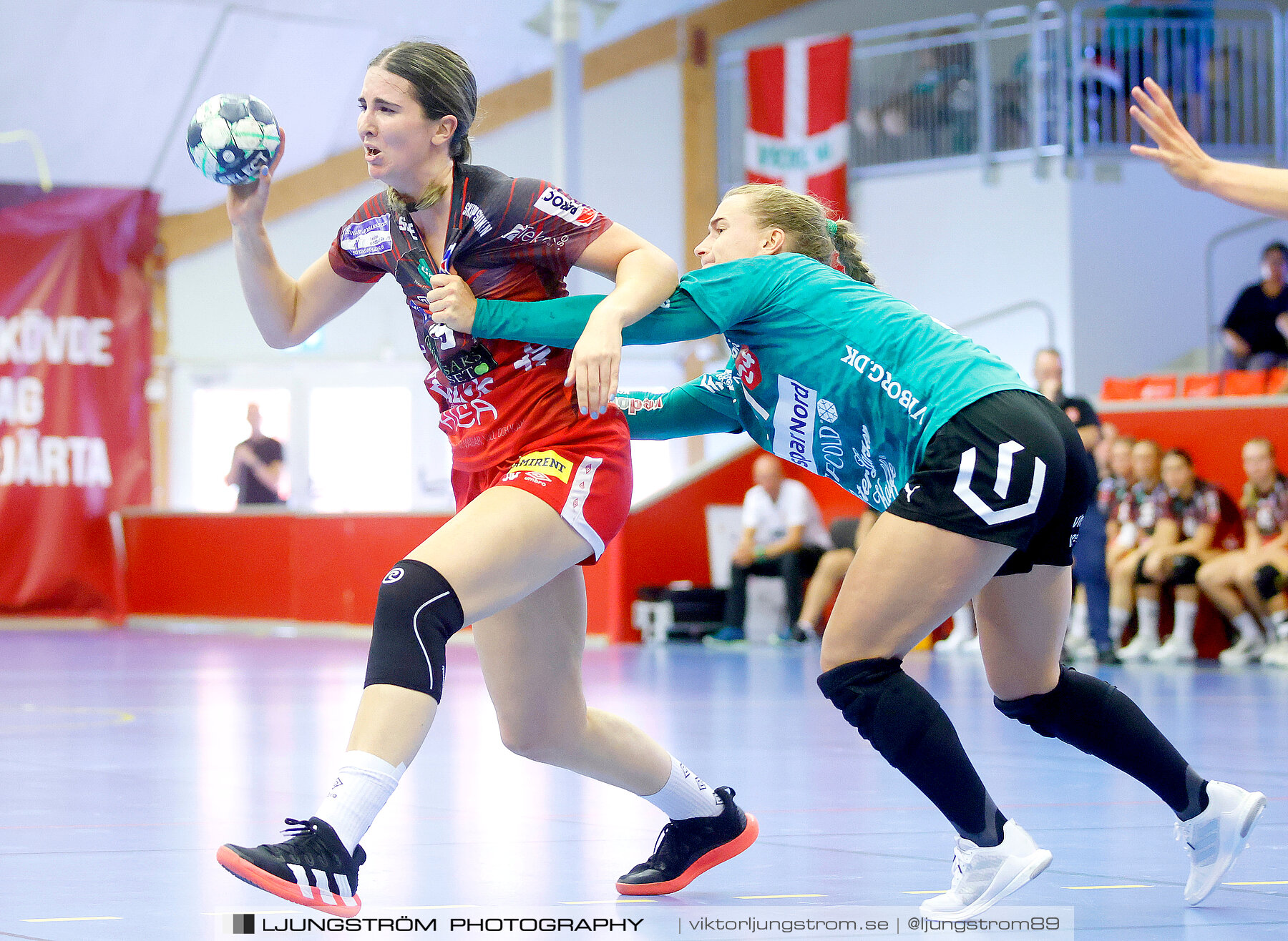 Annliz Cup Superelit Skövde HF-Viborg HK 21-40,dam,Skövde Idrottshall,Skövde,Sverige,Handboll,,2022,291690